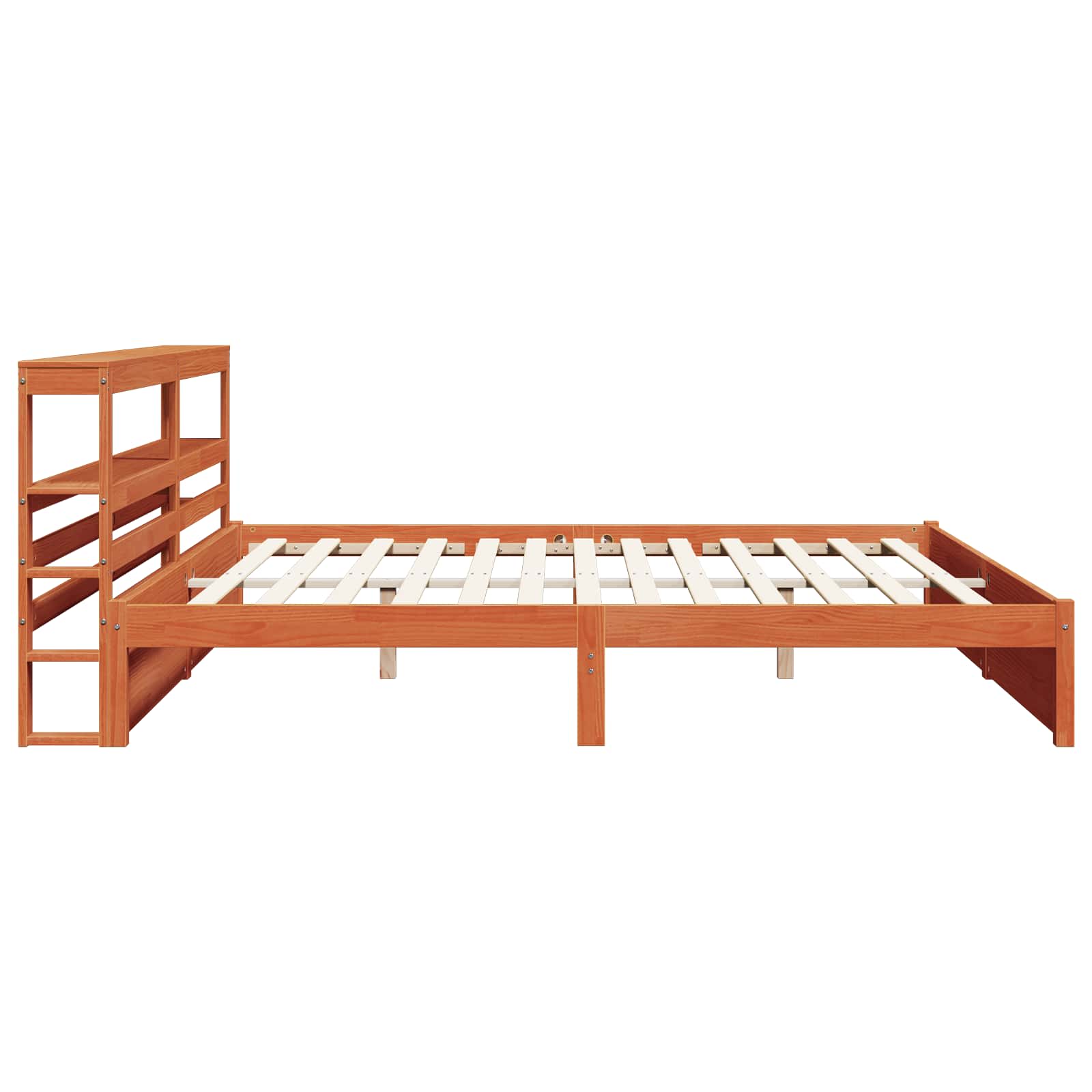 Cadre de lit Cire marron 180 x 200 cm Bois de Pin Massif - XIOS