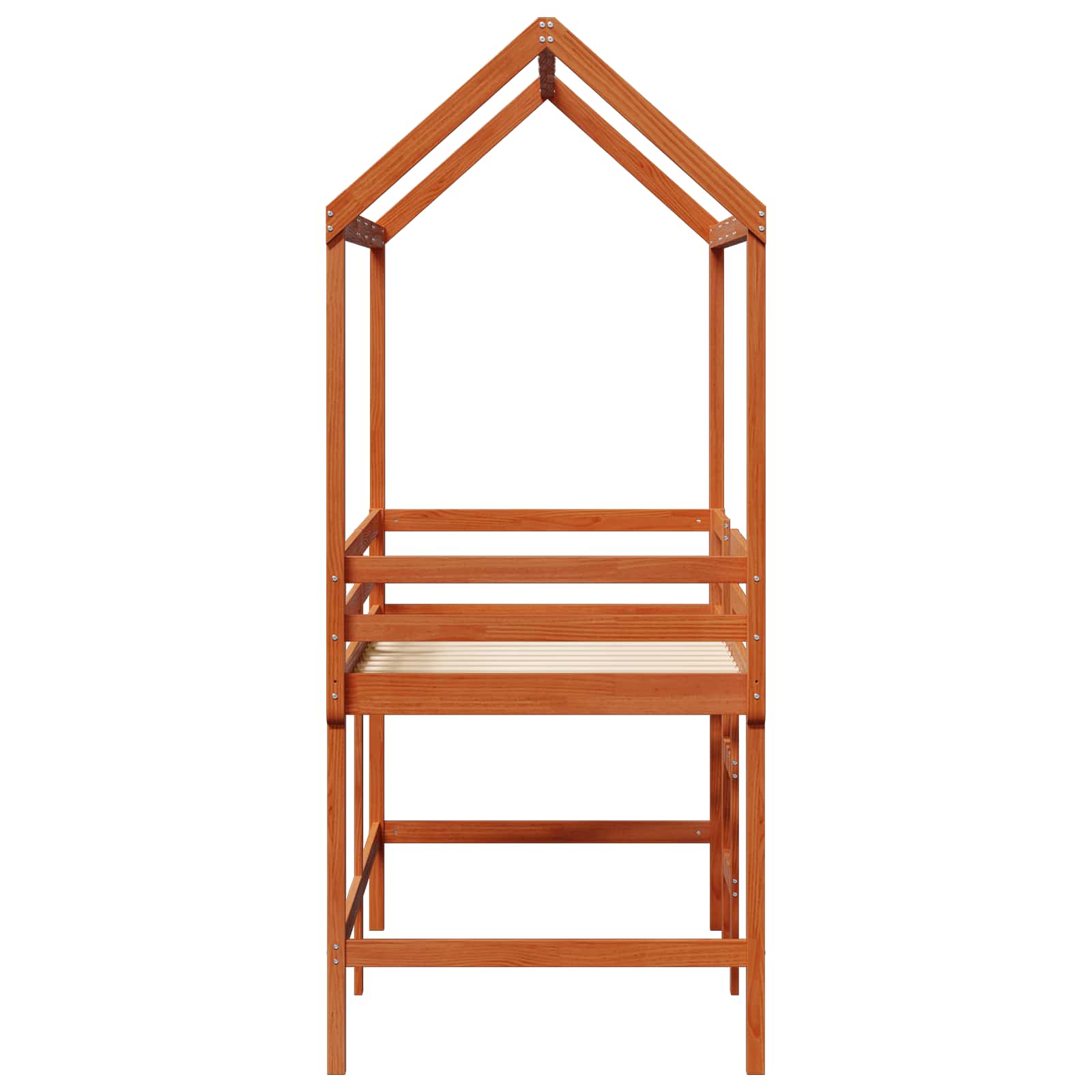 Cadre de lit mezzanine Brun Ciré 90 x 190 cm Pin massif - XIOS