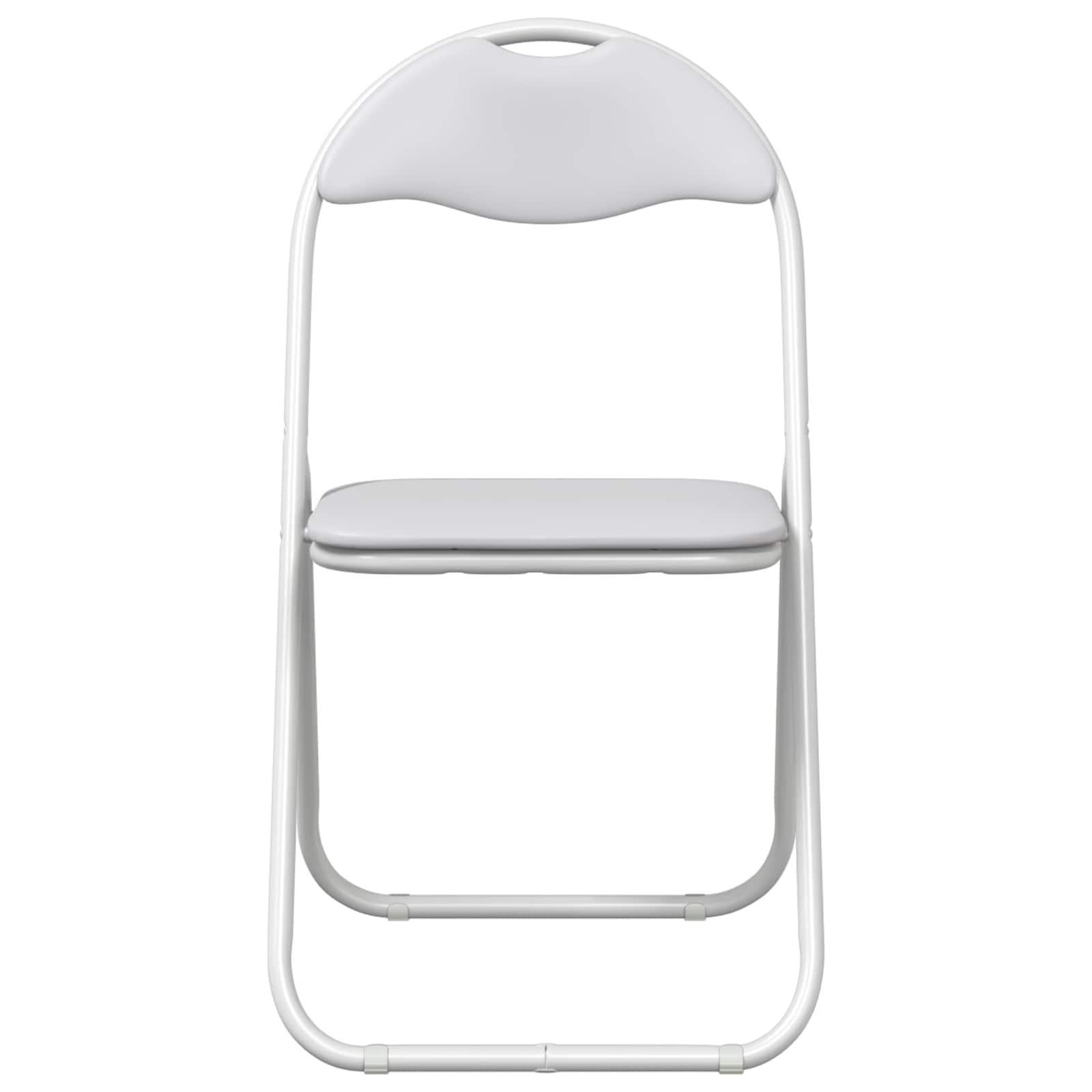 Chaise pliante 8 pcs Blanc 48 x 43,5 x 81 cm Simili cuir - XIOS