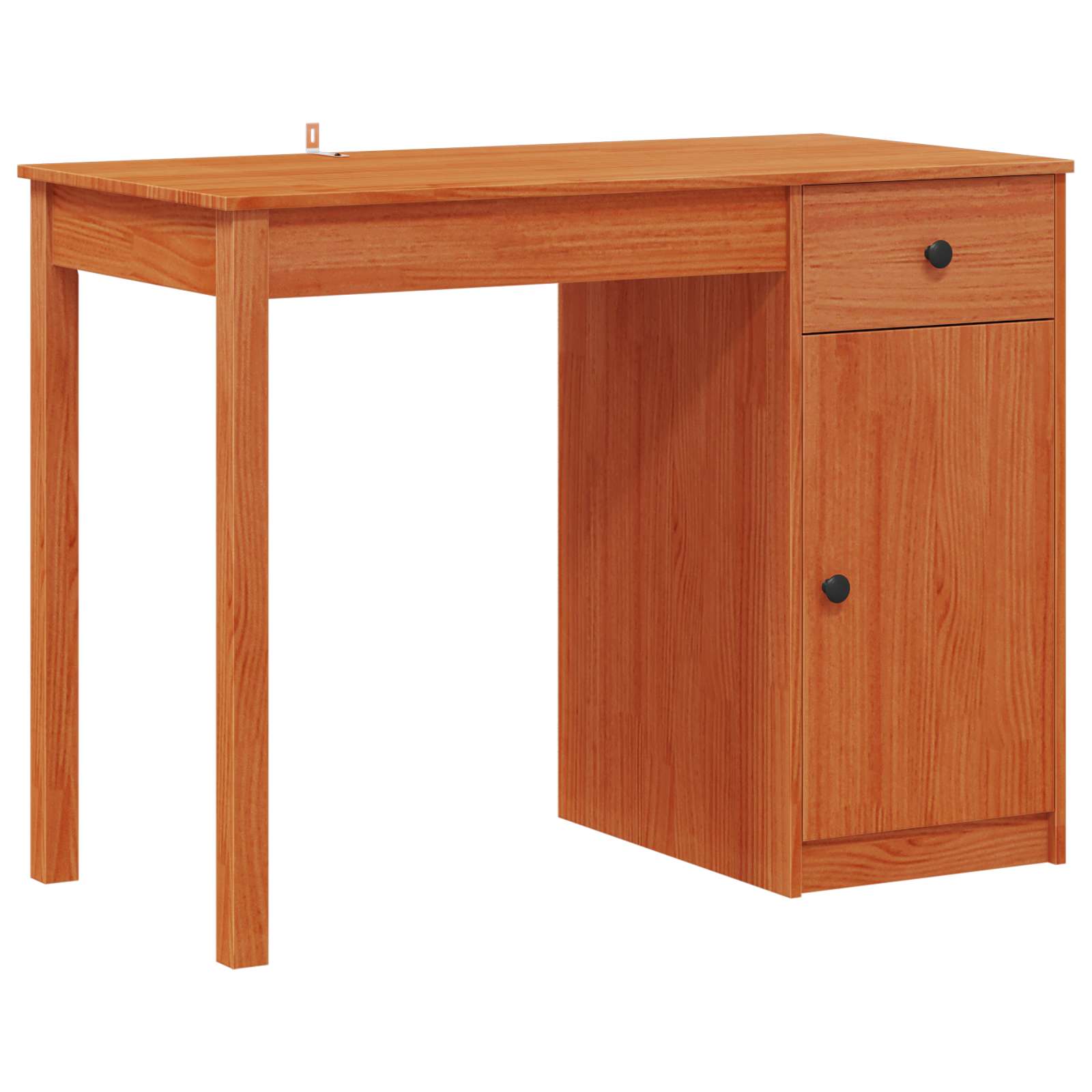 Bureau avec tiroir Brun Ciré 100 x 50 x 74 cm Pin massif - XIOS