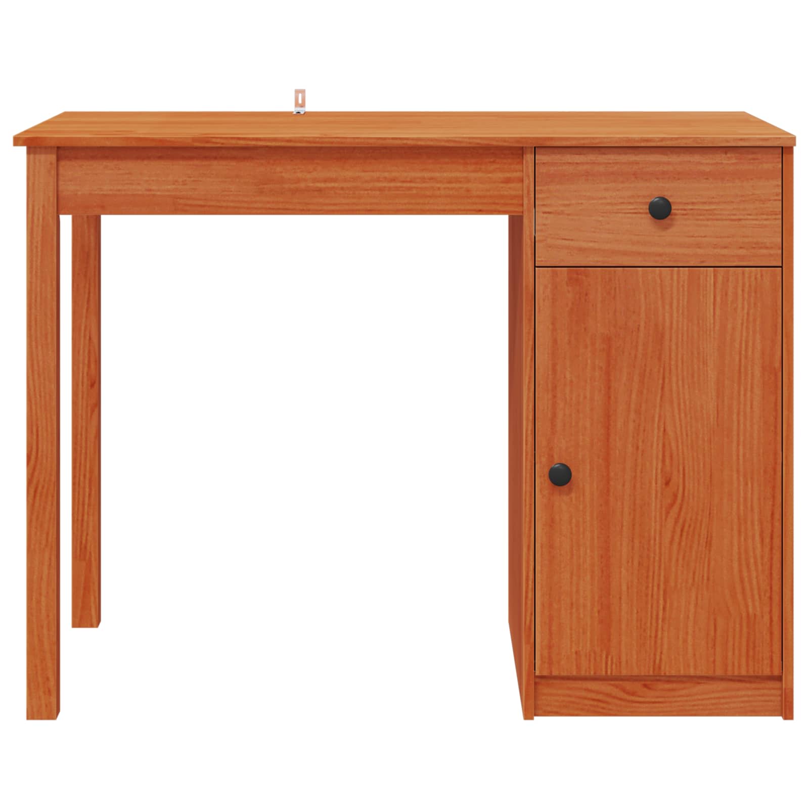 Bureau avec tiroir Brun Ciré 100 x 50 x 74 cm Pin massif - XIOS