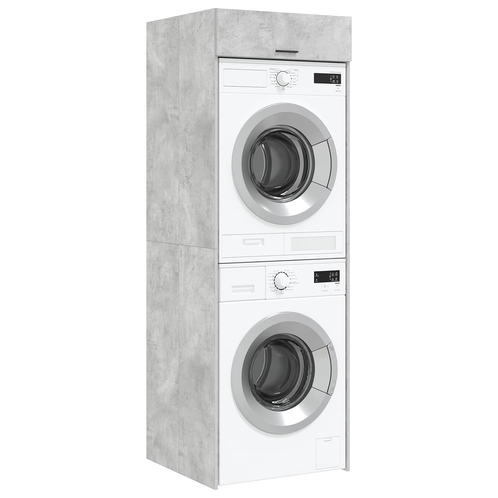 Armoire pour machine à laver Béton 67,5 x 68 x 200 cm - XIOS