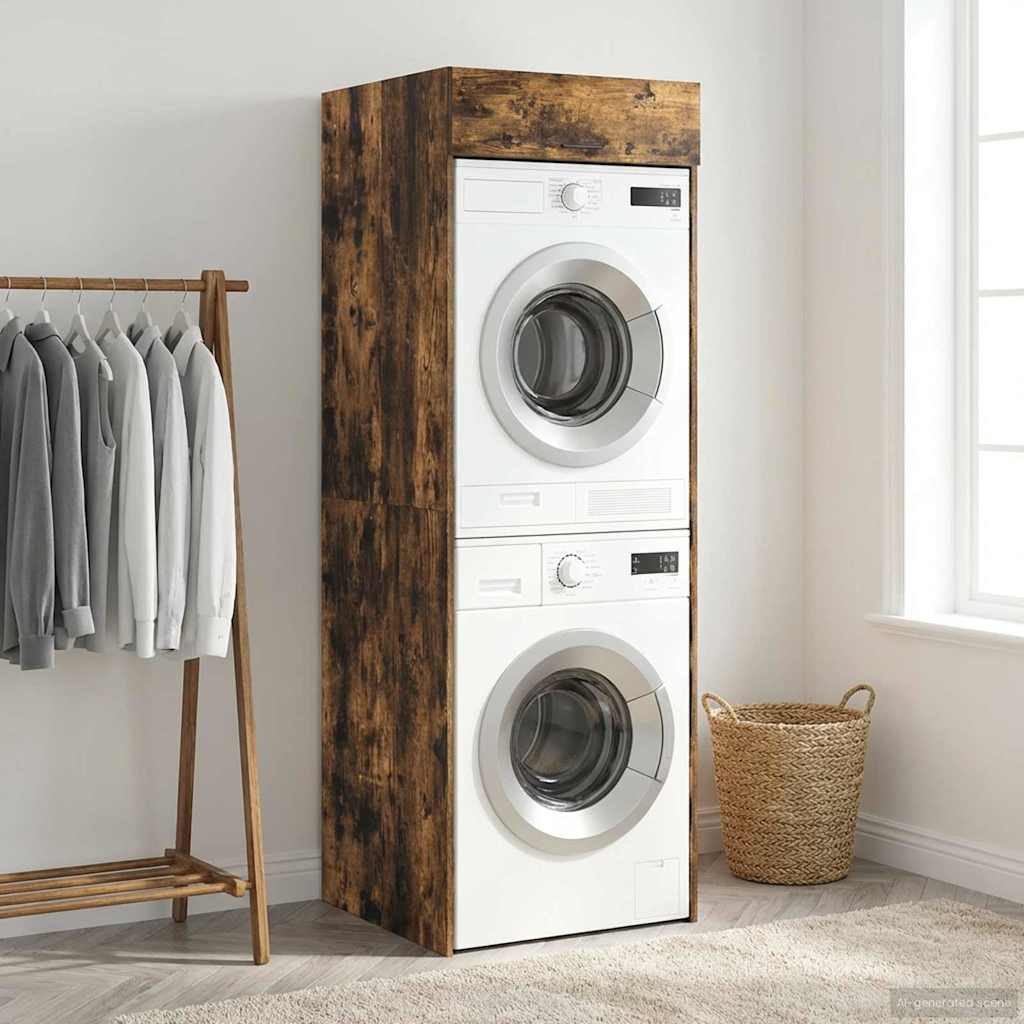 Armoire pour machine à laver Chêne fumé 67,5 x 68 x 200 cm - XIOS