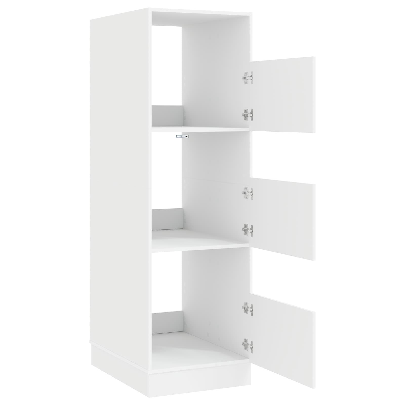 Armoire à Laver Blanc 50 x 68 x 162 cm Bois d'ingénierie