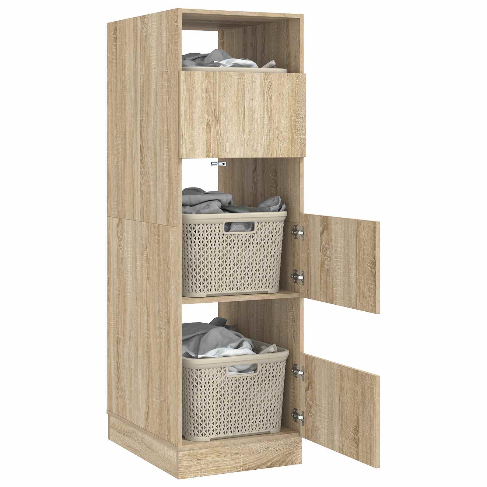 Armoire à Laver Sonoma 50 x 68 x 162 cm Bois d'ingénierie