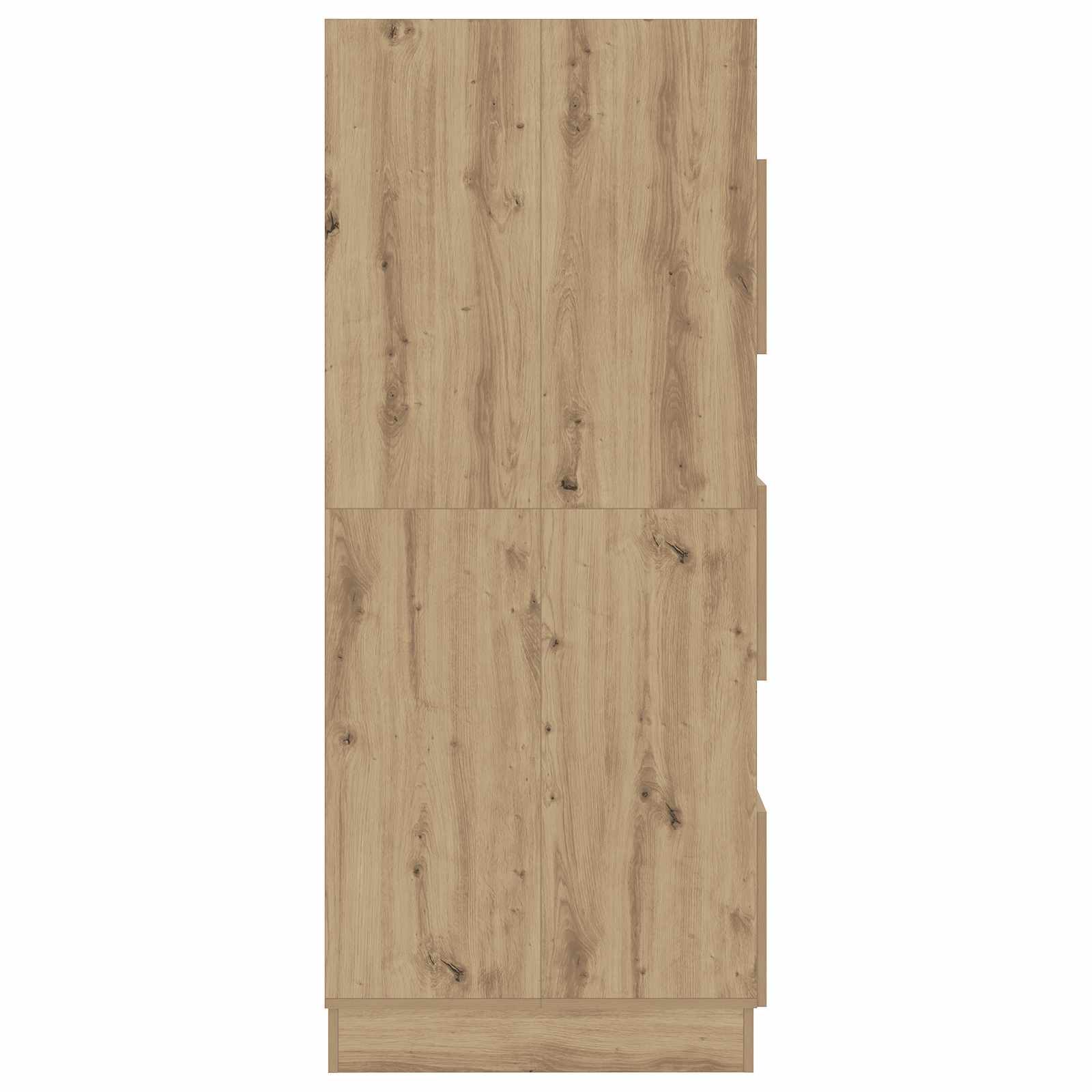 Armoire à Laver avec stockage Chêne artisanal 50 x 68 x 162 cm