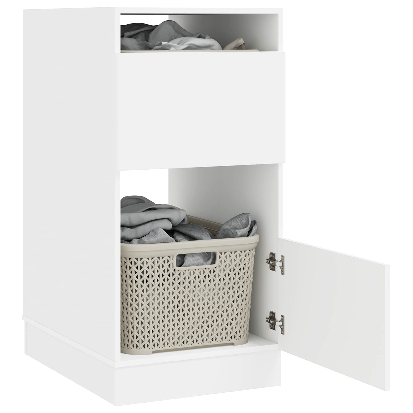 Armoire à Laver Blanc 50 x 68 x 102 cm Bois d'ingénierie