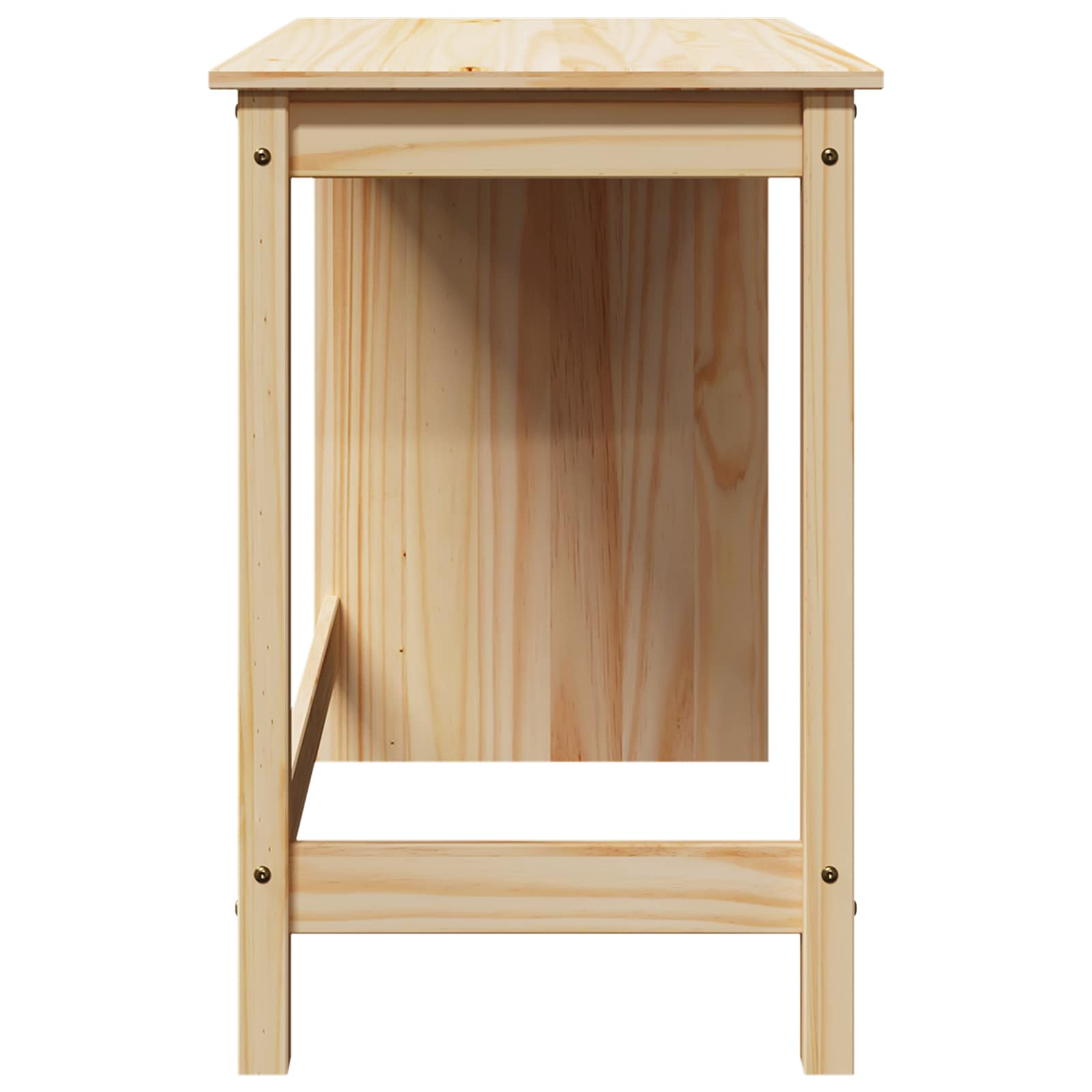Bureau Marron 112 x 50 x 75 cm Bois de Pin Massif - XIOS