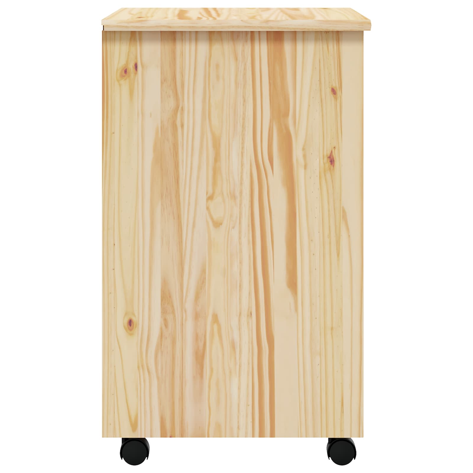 Cabinet Roulant avec Tiroirs avec roue MOSS Vernis transparent - XIOS
