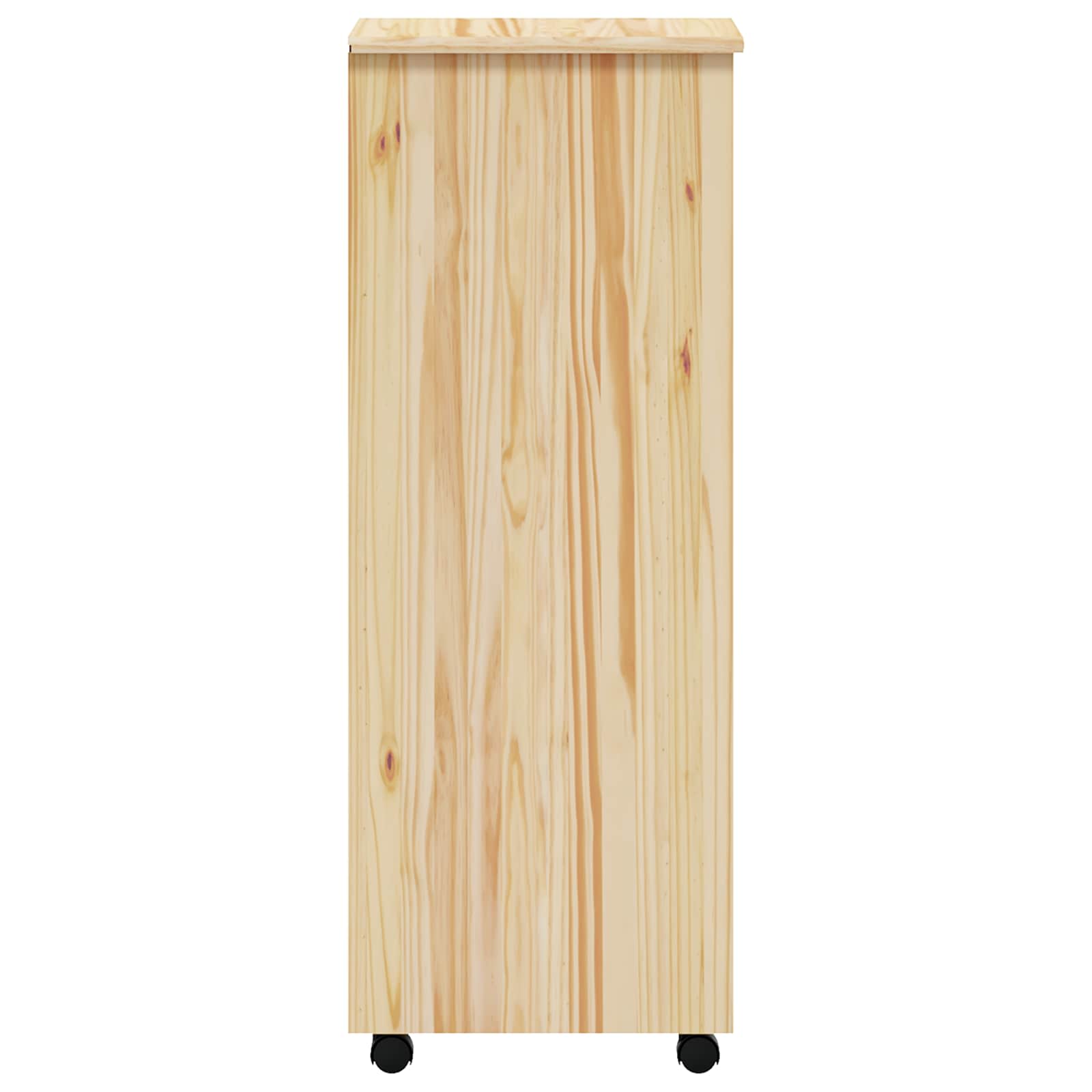 Cabinet Roulant avec Tiroirs avec roue MOSS Vernis transparent - XIOS