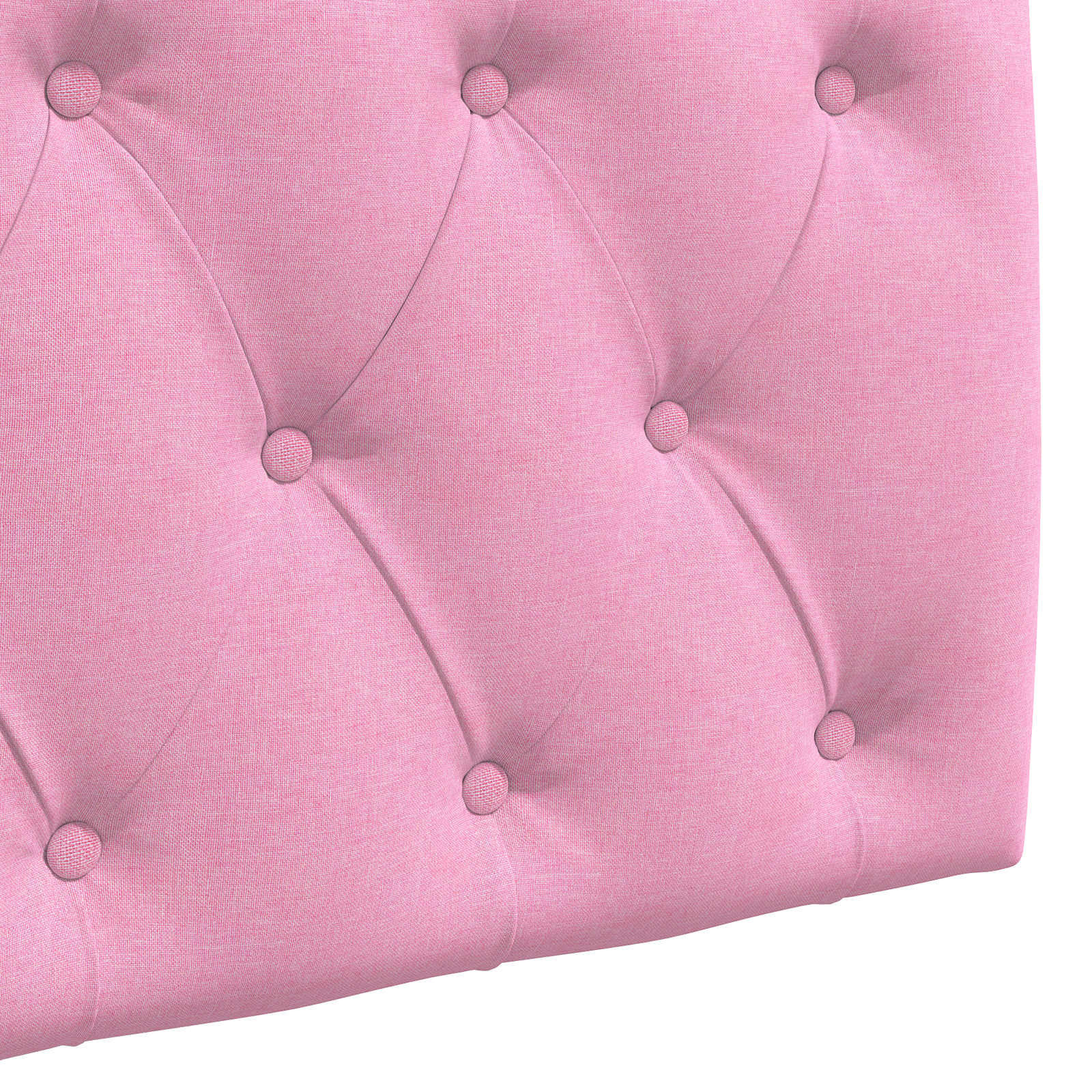Tête de lit suspendue Montage mural Rose 210 x 55 x 7 cm tissu - XIOS