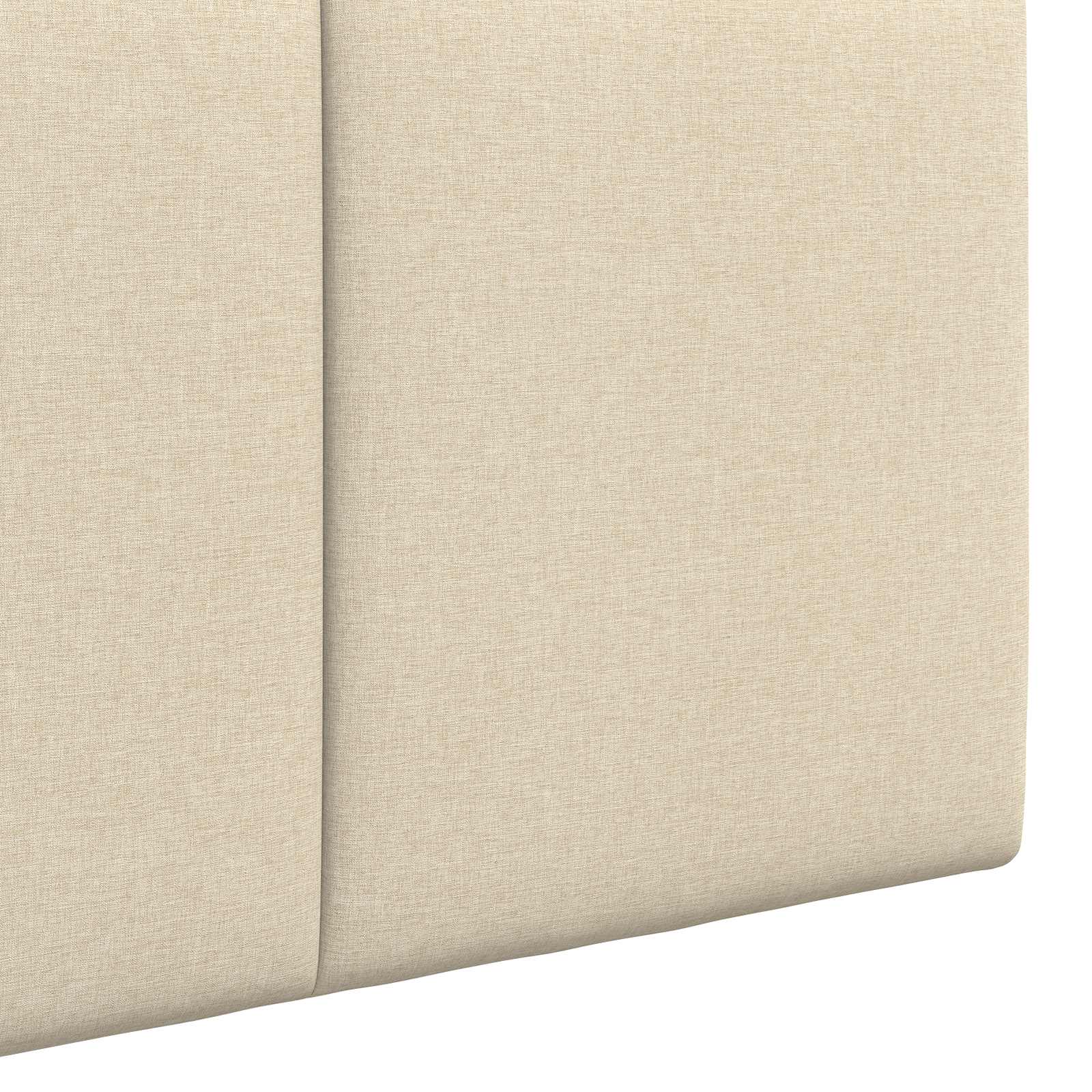 Tête de lit suspendue Crème Tissu - XIOS