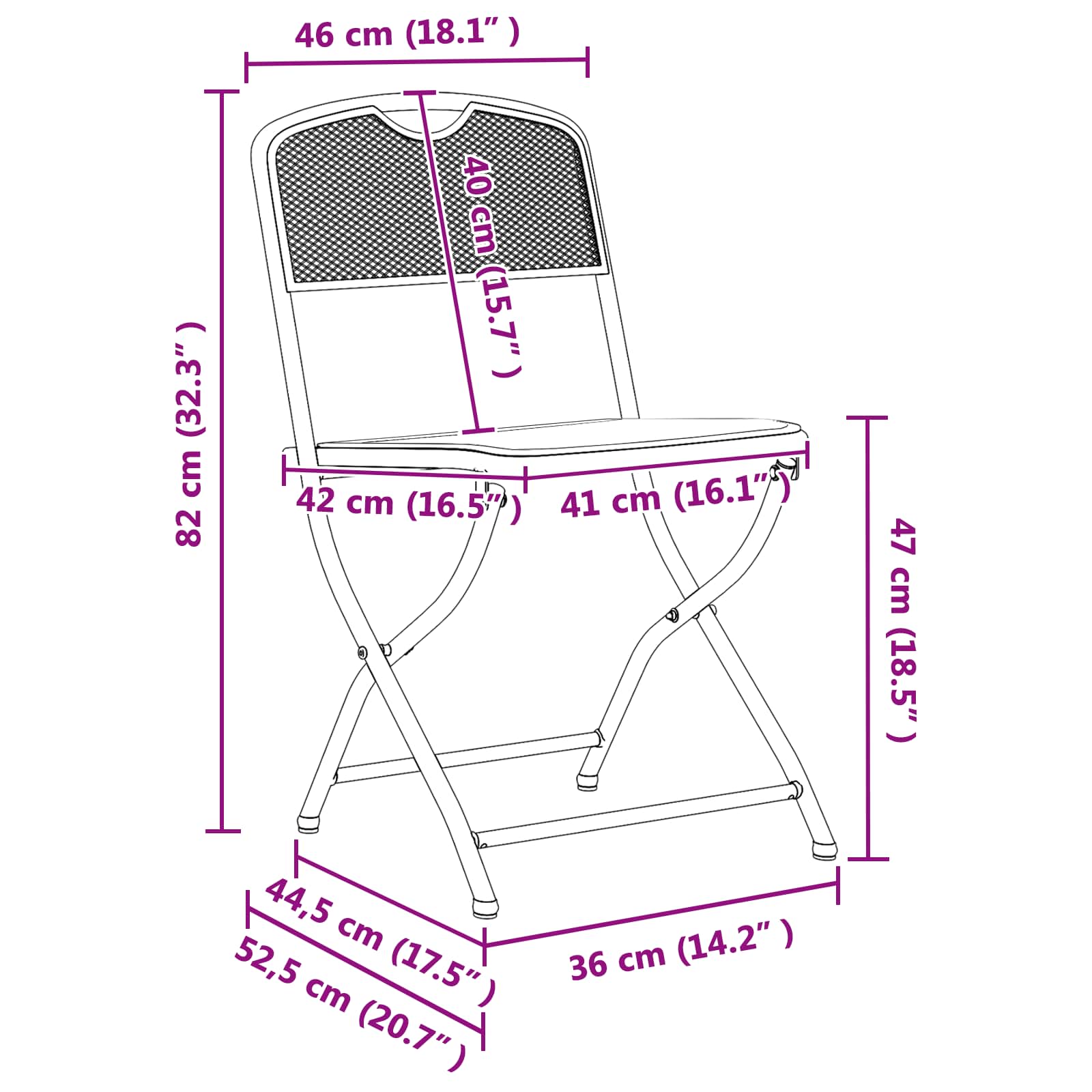 Ensemble de meubles d'extérieur 9 pcs Anthracite Fer et Acier - XIOS
