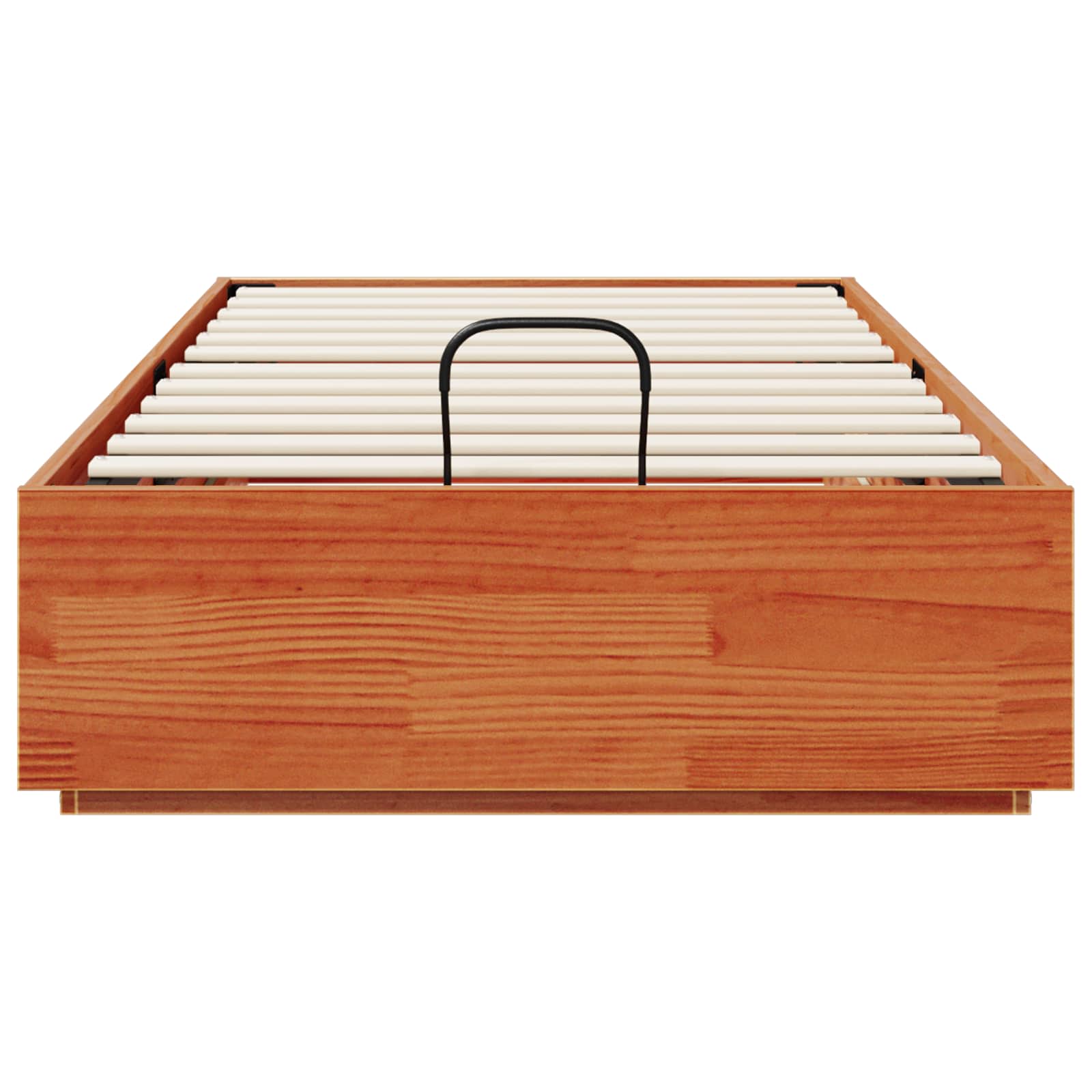 Cadre de lit ottoman avec rangement Brun cire 80 x 200 cm - XIOS