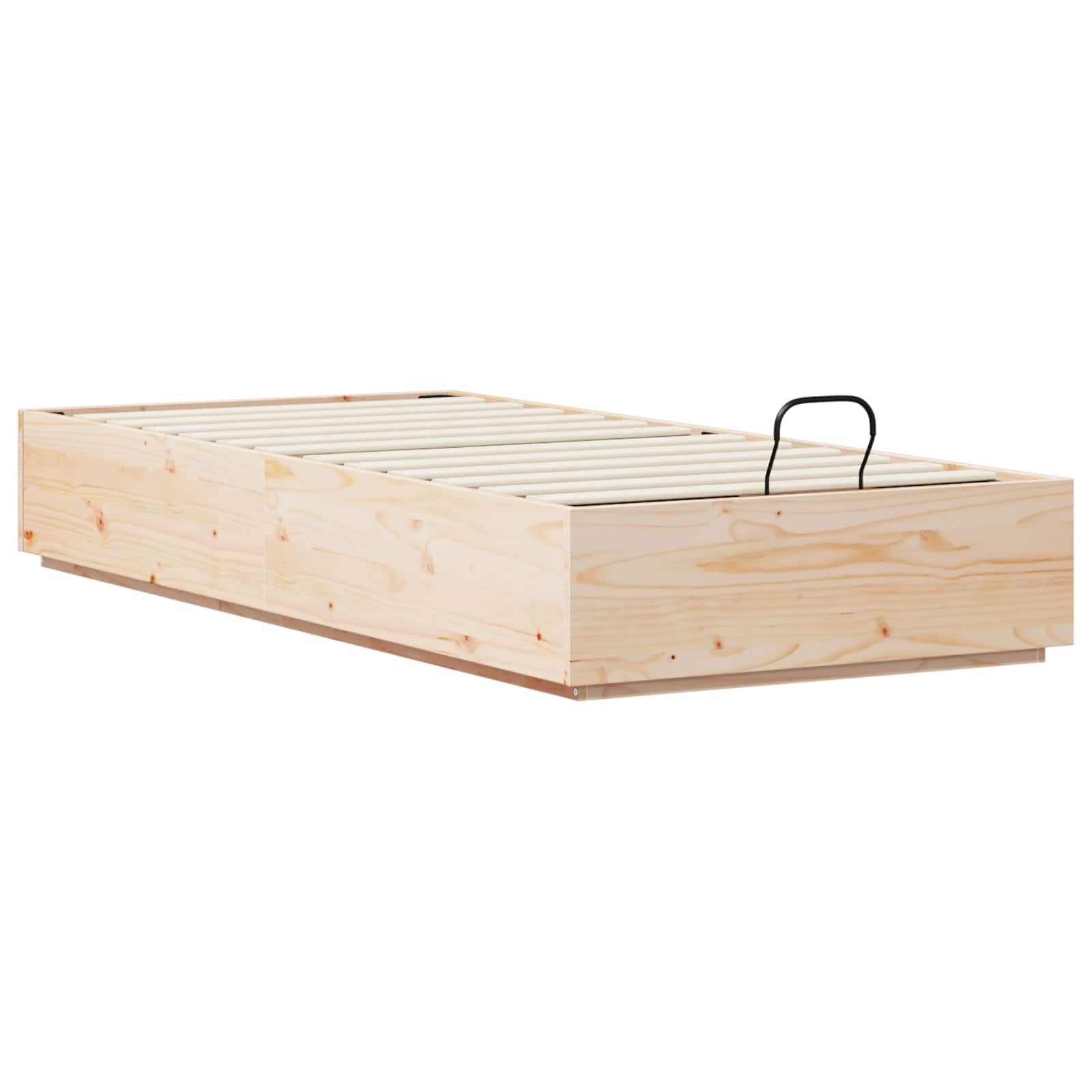 Cadre de lit ottoman avec rangement Naturel 100 x 200 cm - XIOS