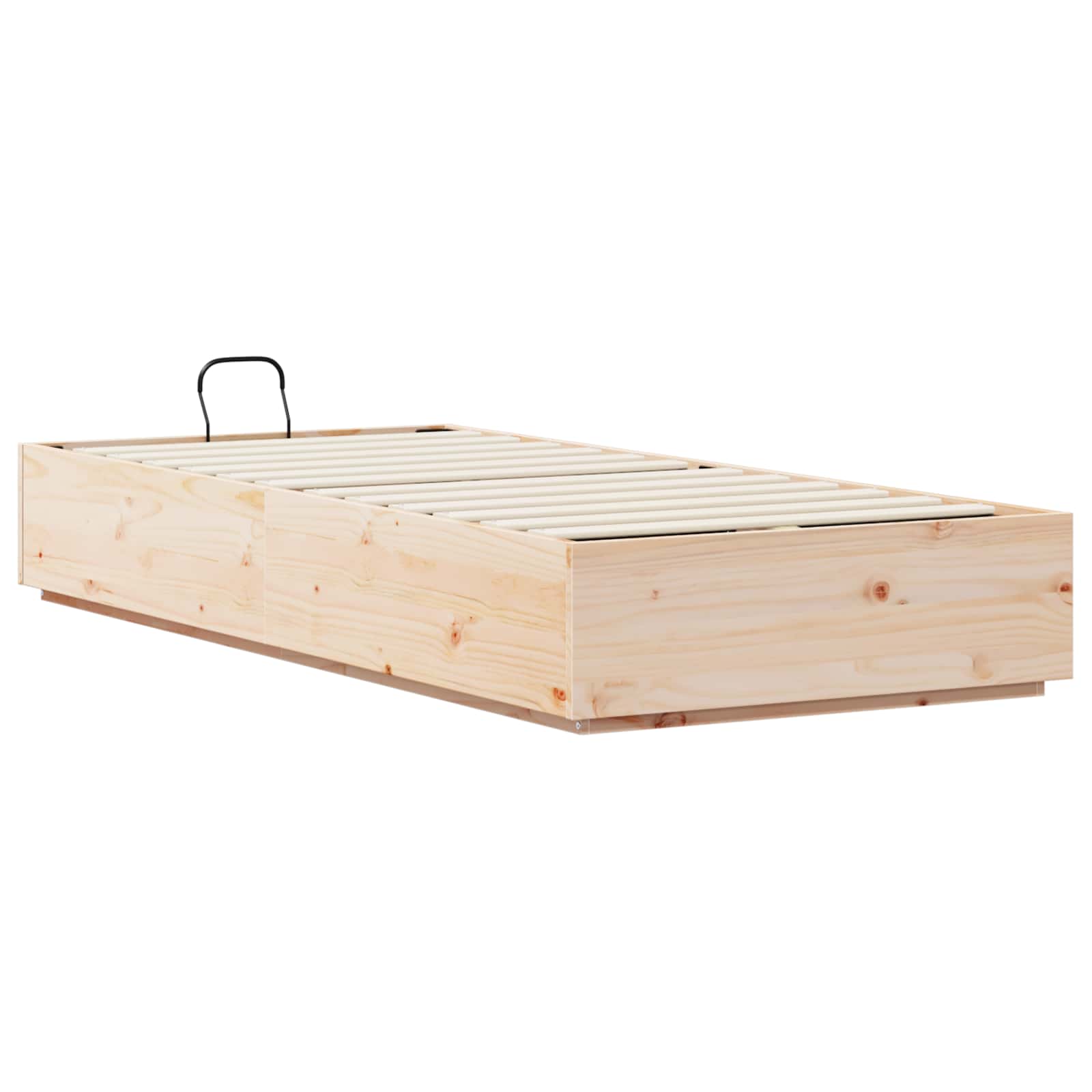 Cadre de lit ottoman avec rangement Naturel 100 x 200 cm - XIOS