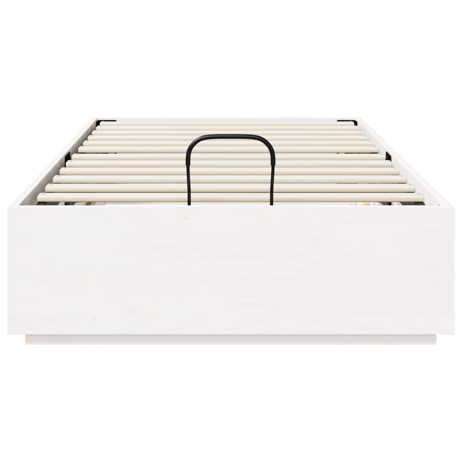 Cadre de lit ottoman avec rangement Blanc 100 x 200 cm - XIOS