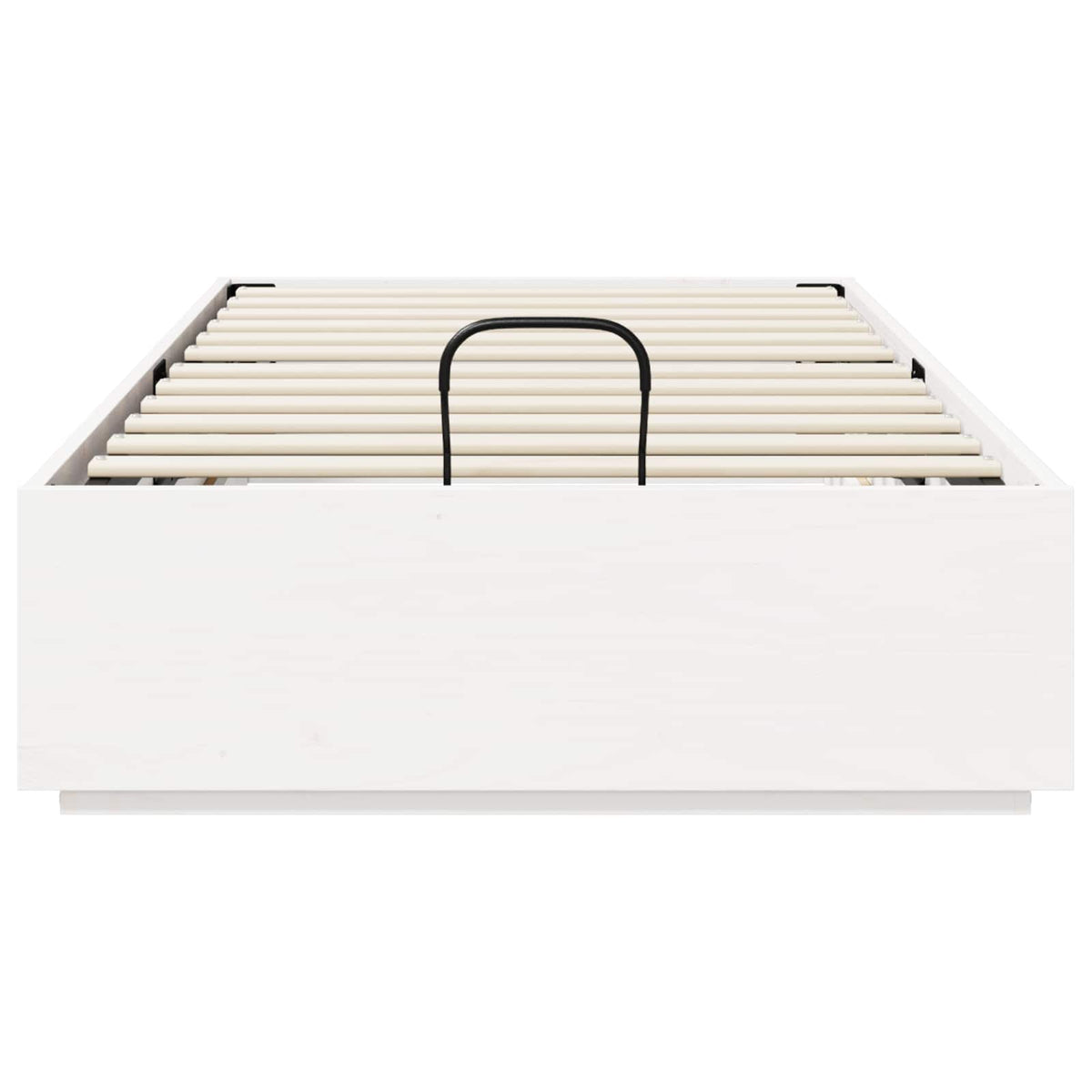 Cadre de lit ottoman avec rangement Blanc 100 x 200 cm