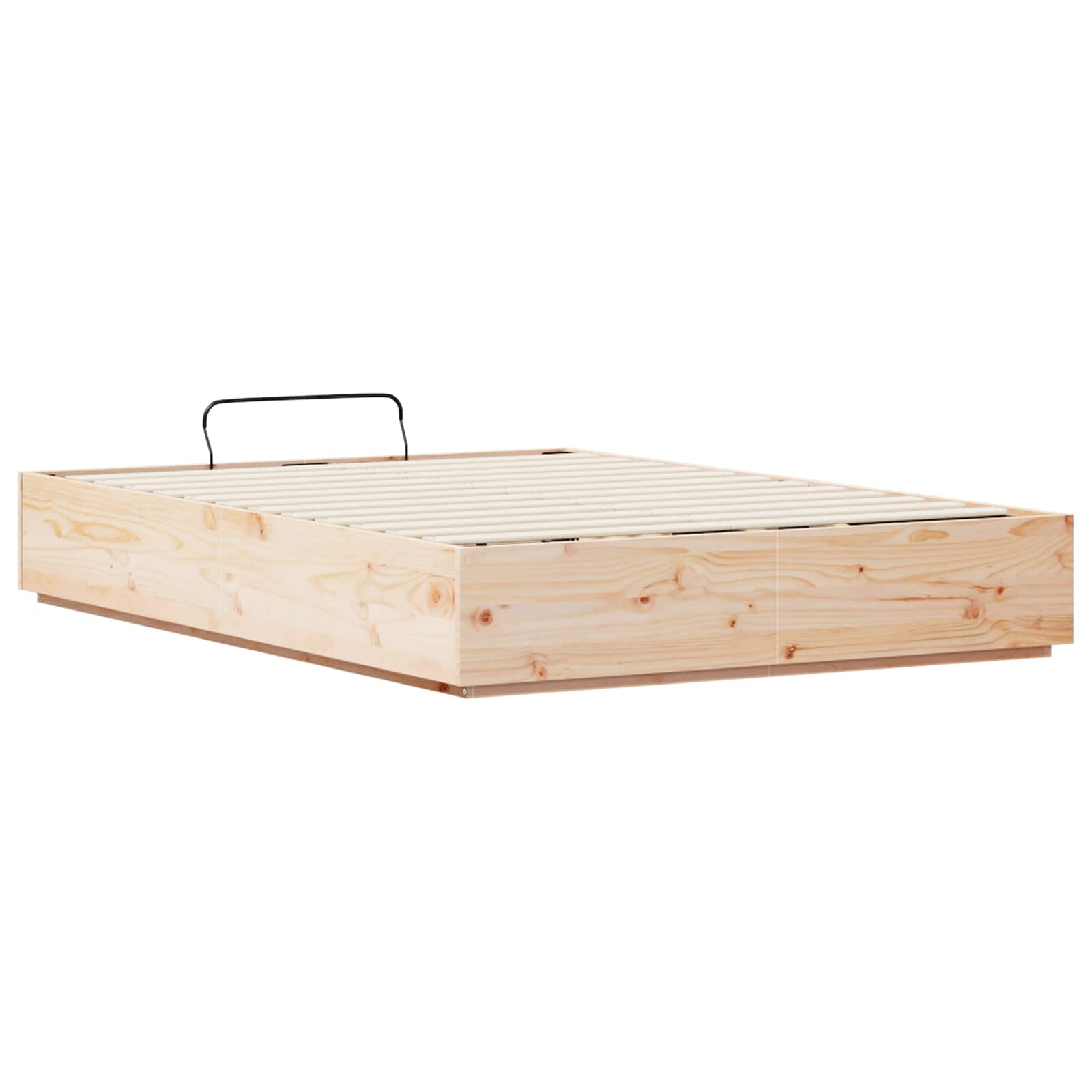 Cadre de lit ottoman avec rangement Naturel 120 x 190 cm - XIOS
