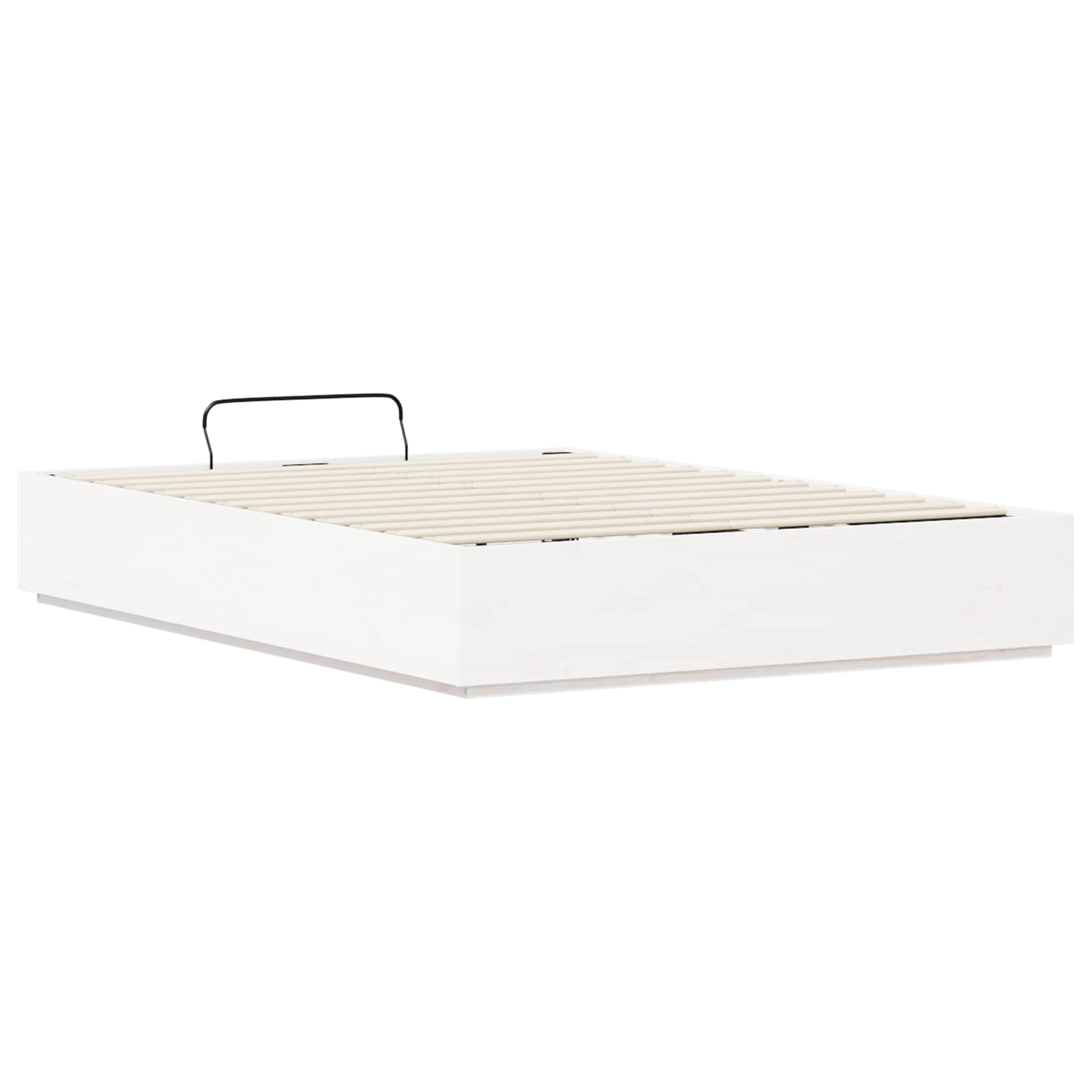 Cadre de lit ottoman avec rangement Blanc 120 x 190 cm - XIOS