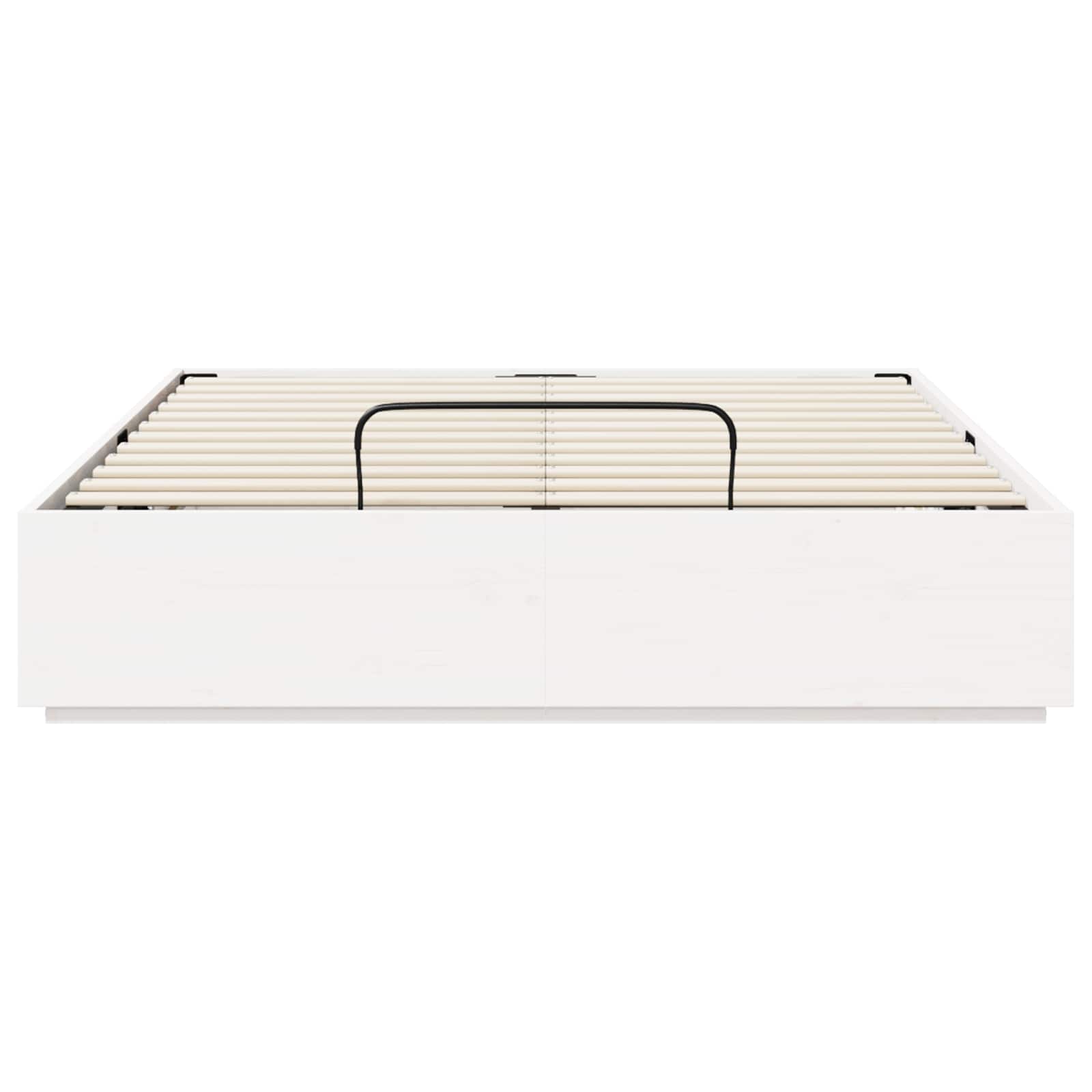 Cadre de lit ottoman avec rangement Blanc 120 x 190 cm - XIOS