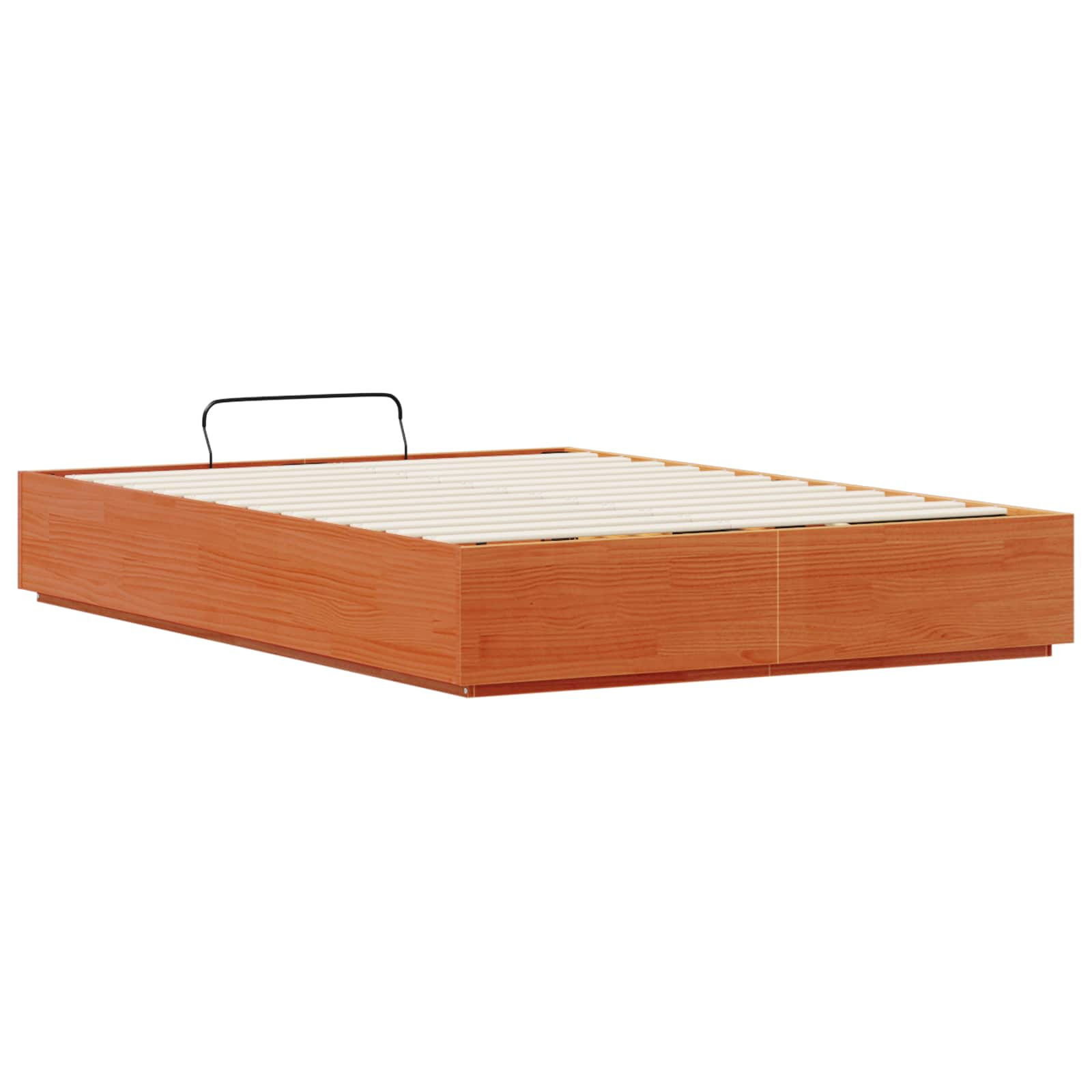 Cadre de lit ottoman avec rangement Brun cire 120 x 190 cm - XIOS