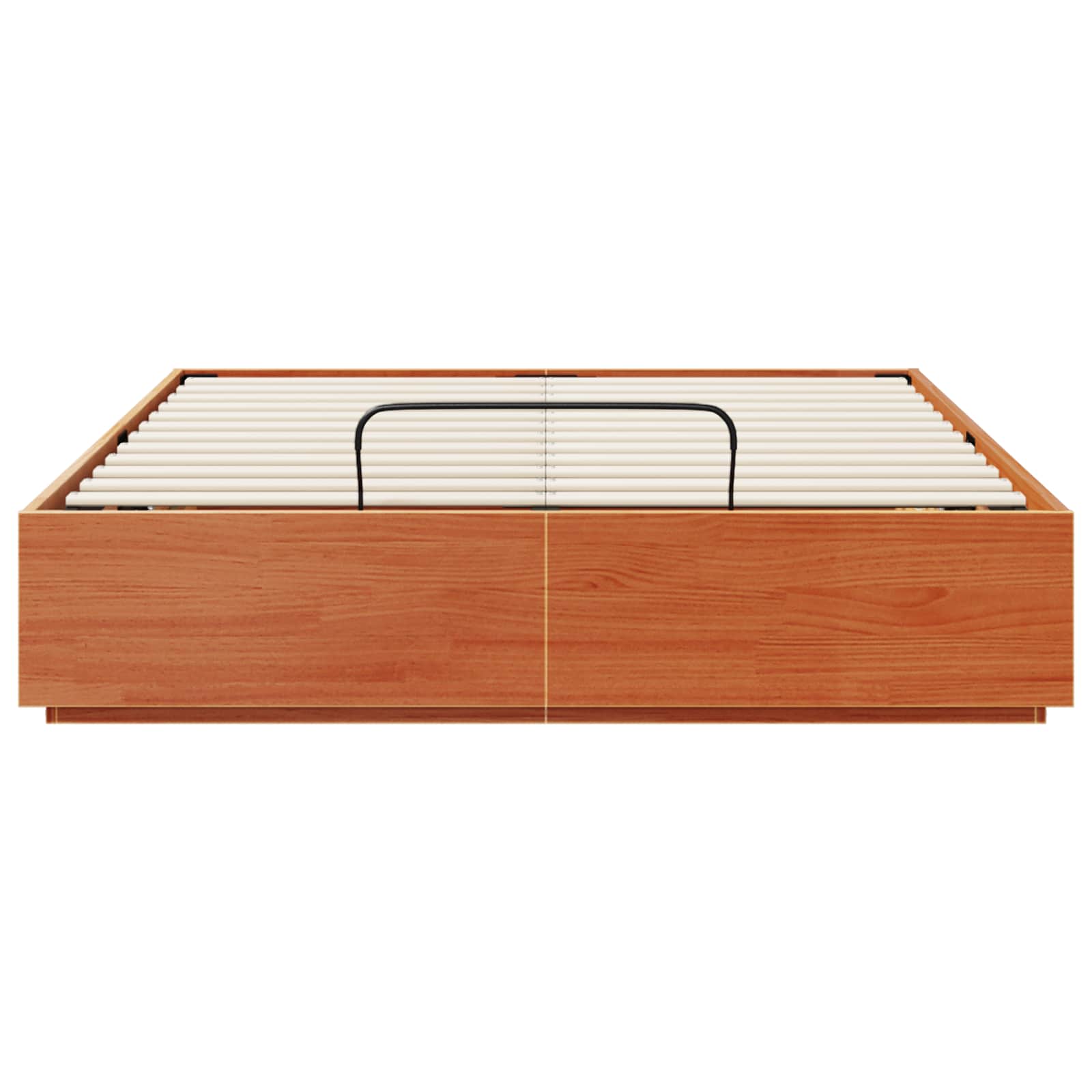 Cadre de lit ottoman avec rangement Brun cire 135 x 190 cm - XIOS