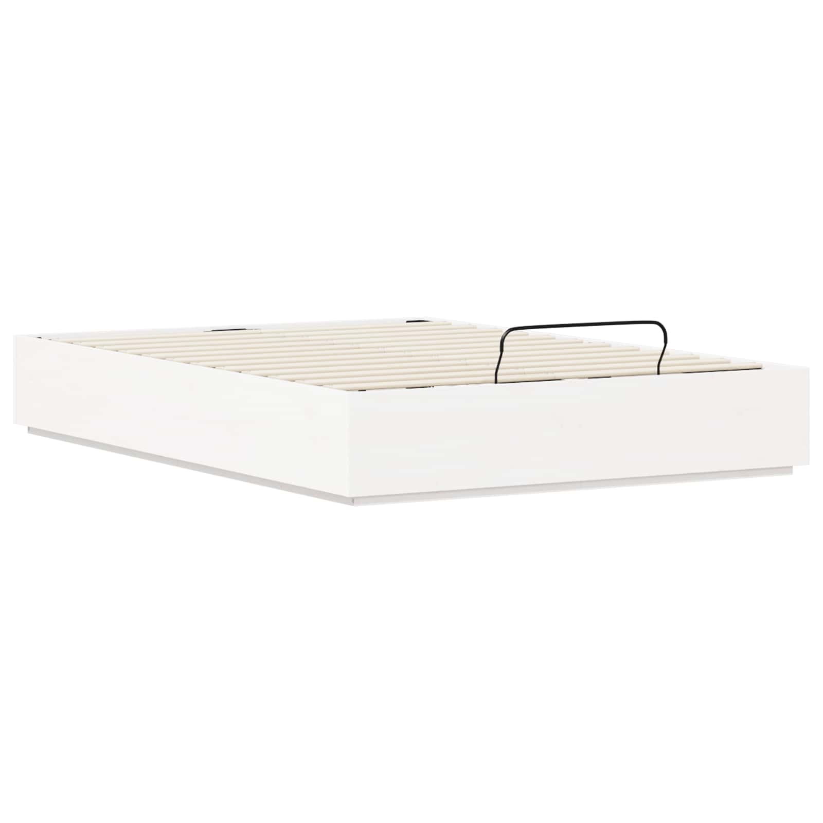 Cadre de lit ottoman avec rangement Blanc 150 x 200 cm - XIOS