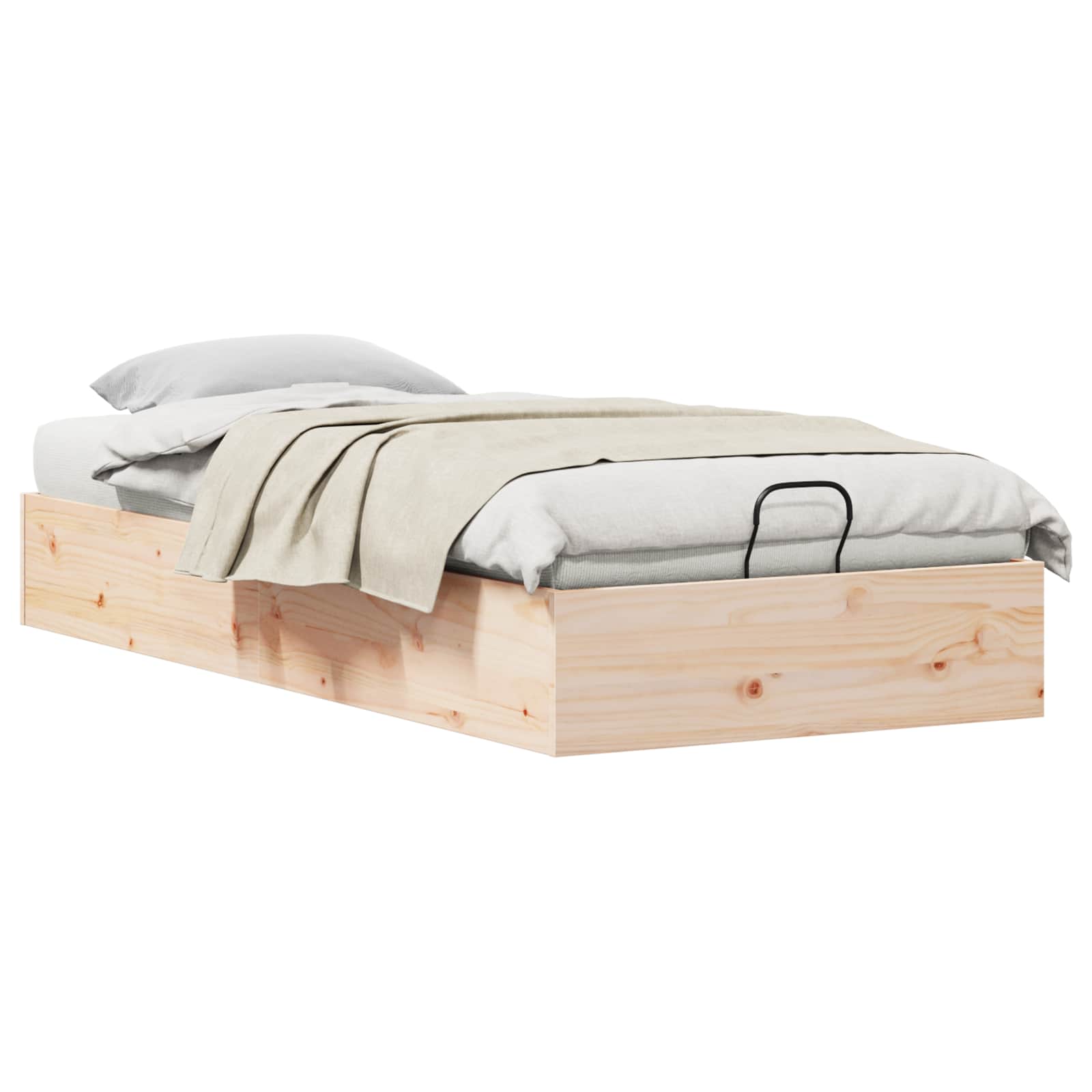 Cadre de lit ottoman avec rangement Naturel 80 x 200 cm - XIOS