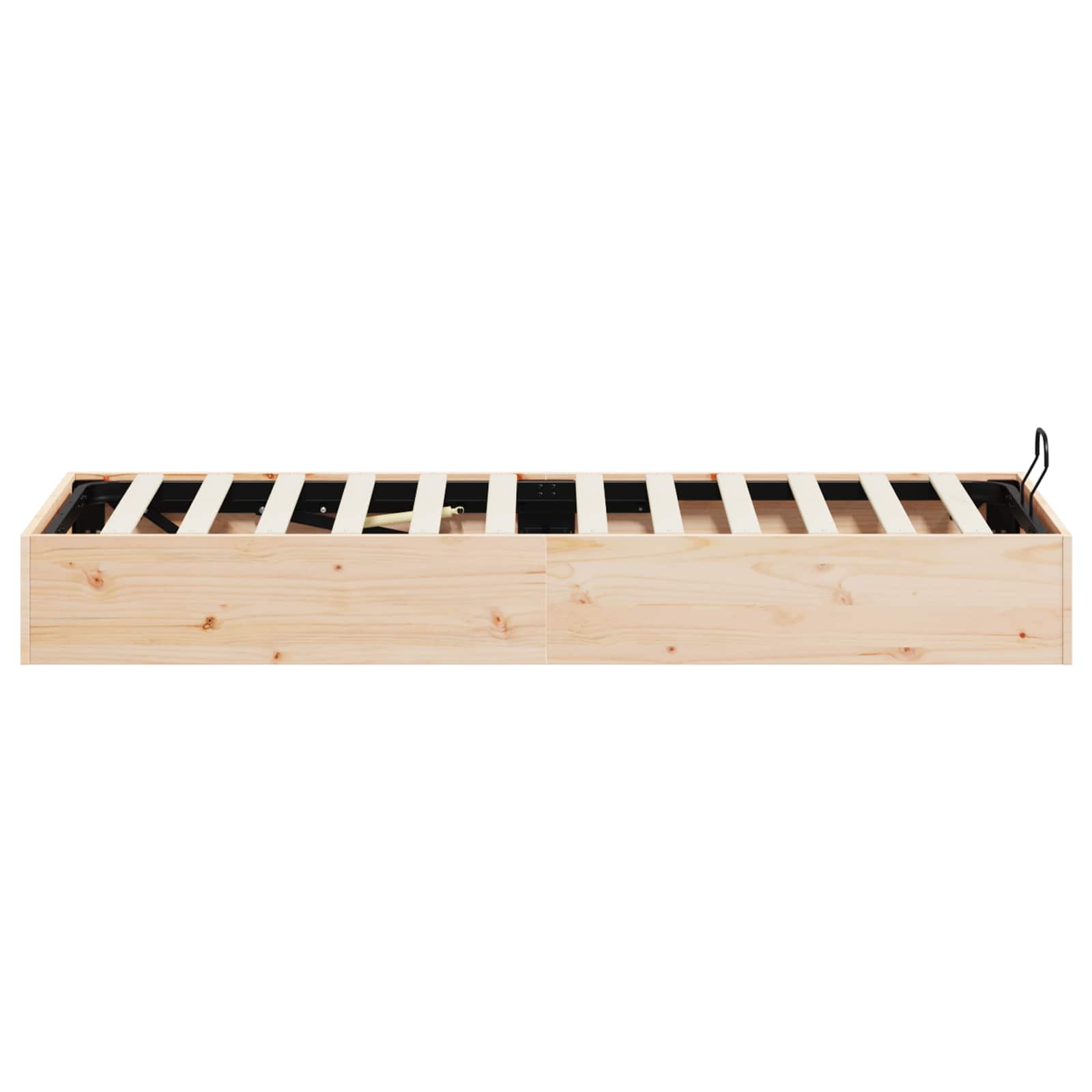 Cadre de lit ottoman avec rangement Naturel 90 x 200 cm - XIOS