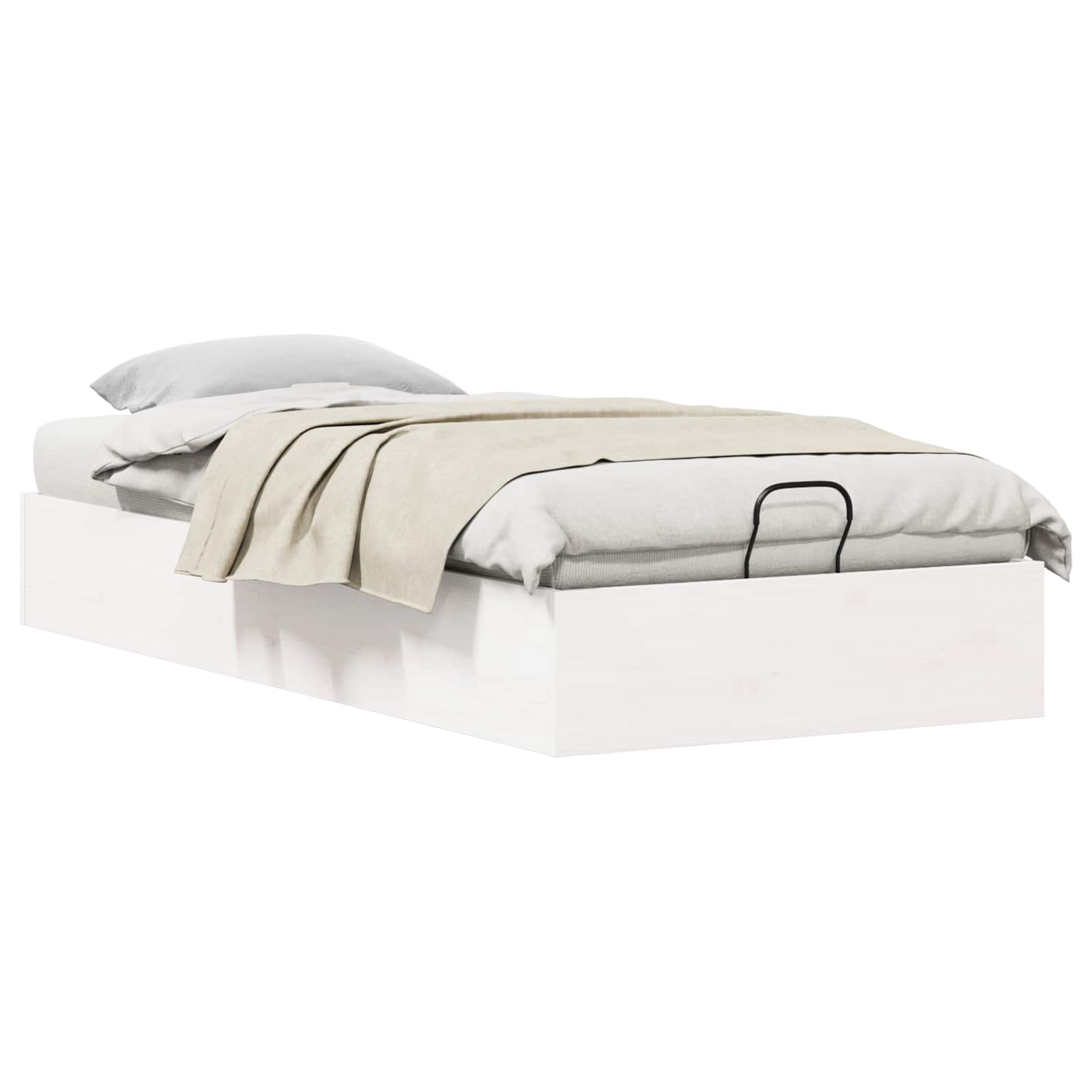 Cadre de lit ottoman avec rangement Blanc 90 x 200 cm - XIOS