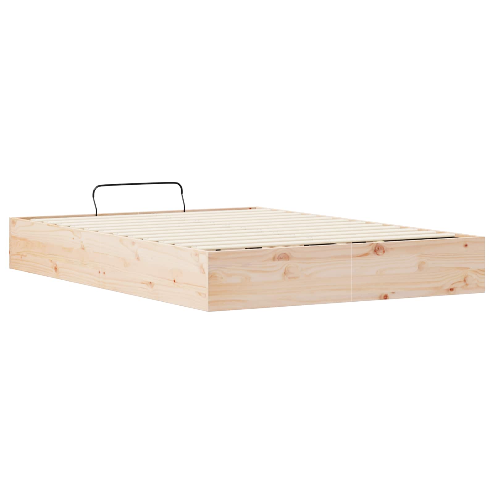 Cadre de lit ottoman avec rangement Naturel 120 x 190 cm - XIOS