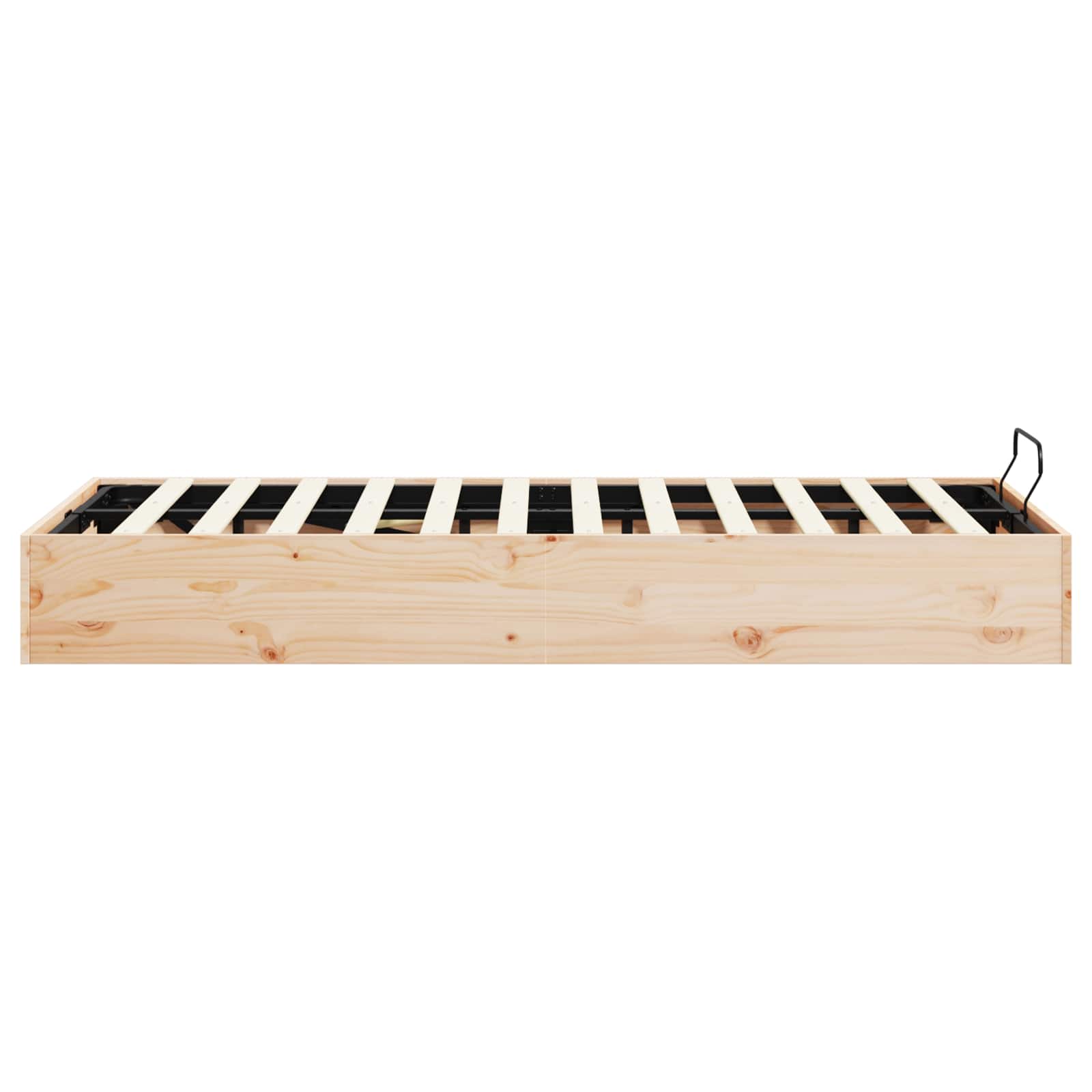 Cadre de lit ottoman avec rangement Naturel 150 x 200 cm - XIOS