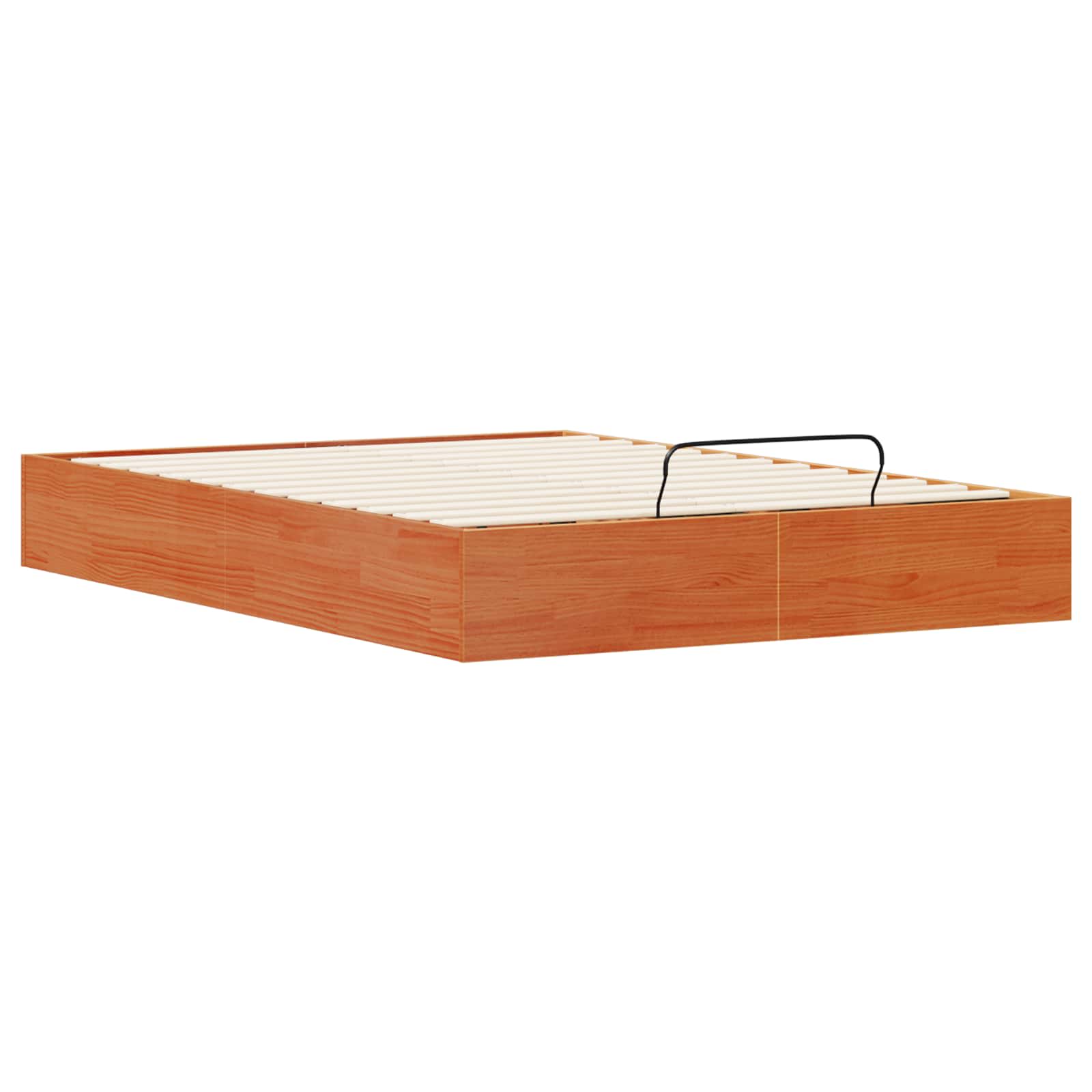Cadre de lit ottoman avec rangement Brun Ciré 150 x 200 cm - XIOS