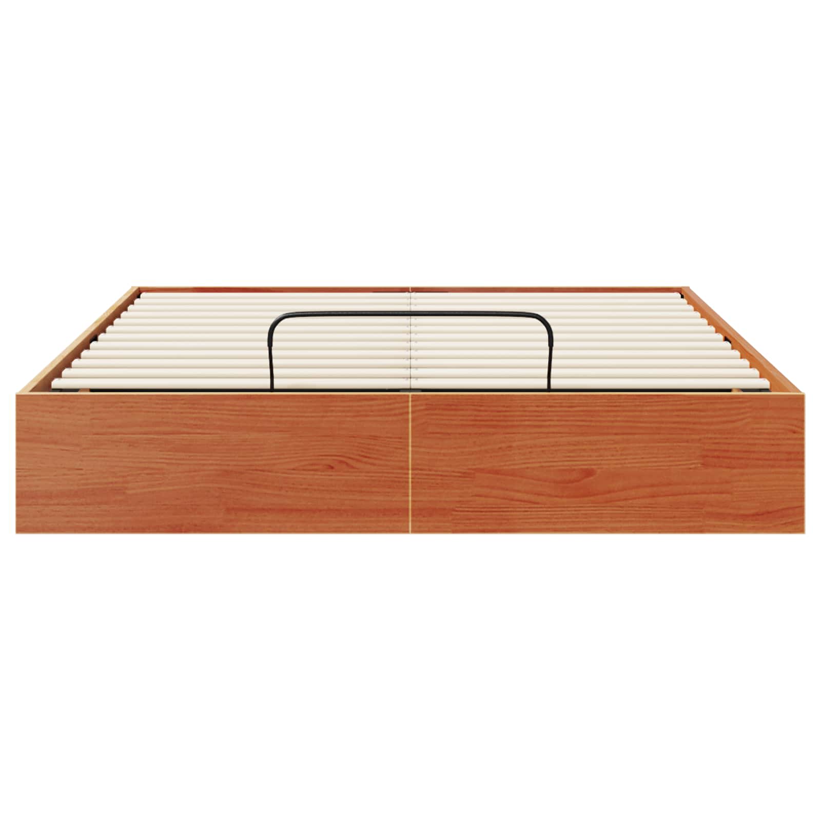 Cadre de lit ottoman avec rangement Brun Ciré 150 x 200 cm - XIOS