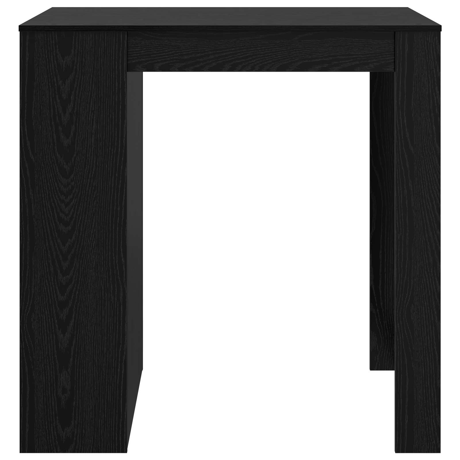 Table de bar 102 x 70 x 103,5 cm Bois d'ingénierie Chêne noir