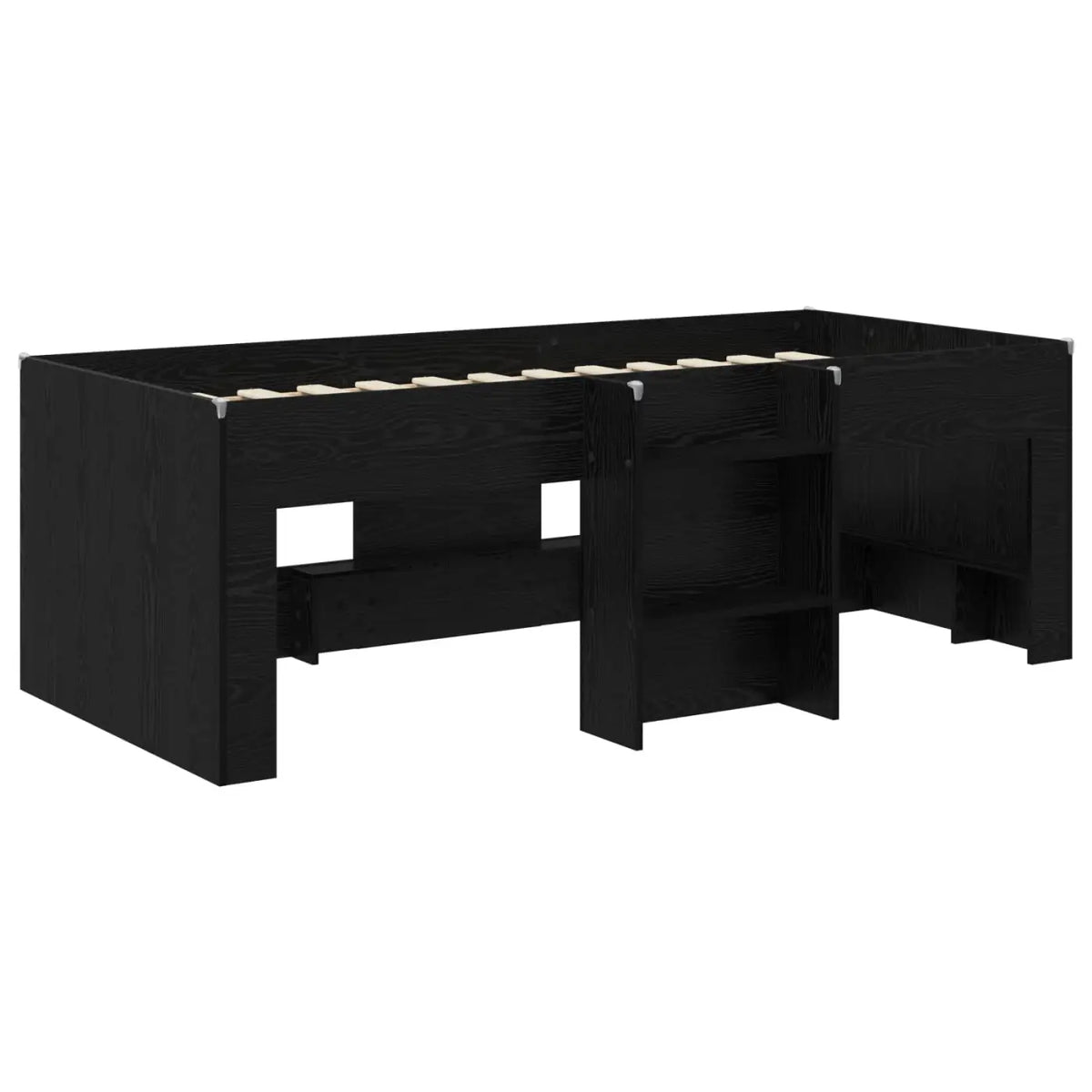 Cadre de Lit Élevé pour Enfants Chêne noir 80 x 200 cm - XIOS
