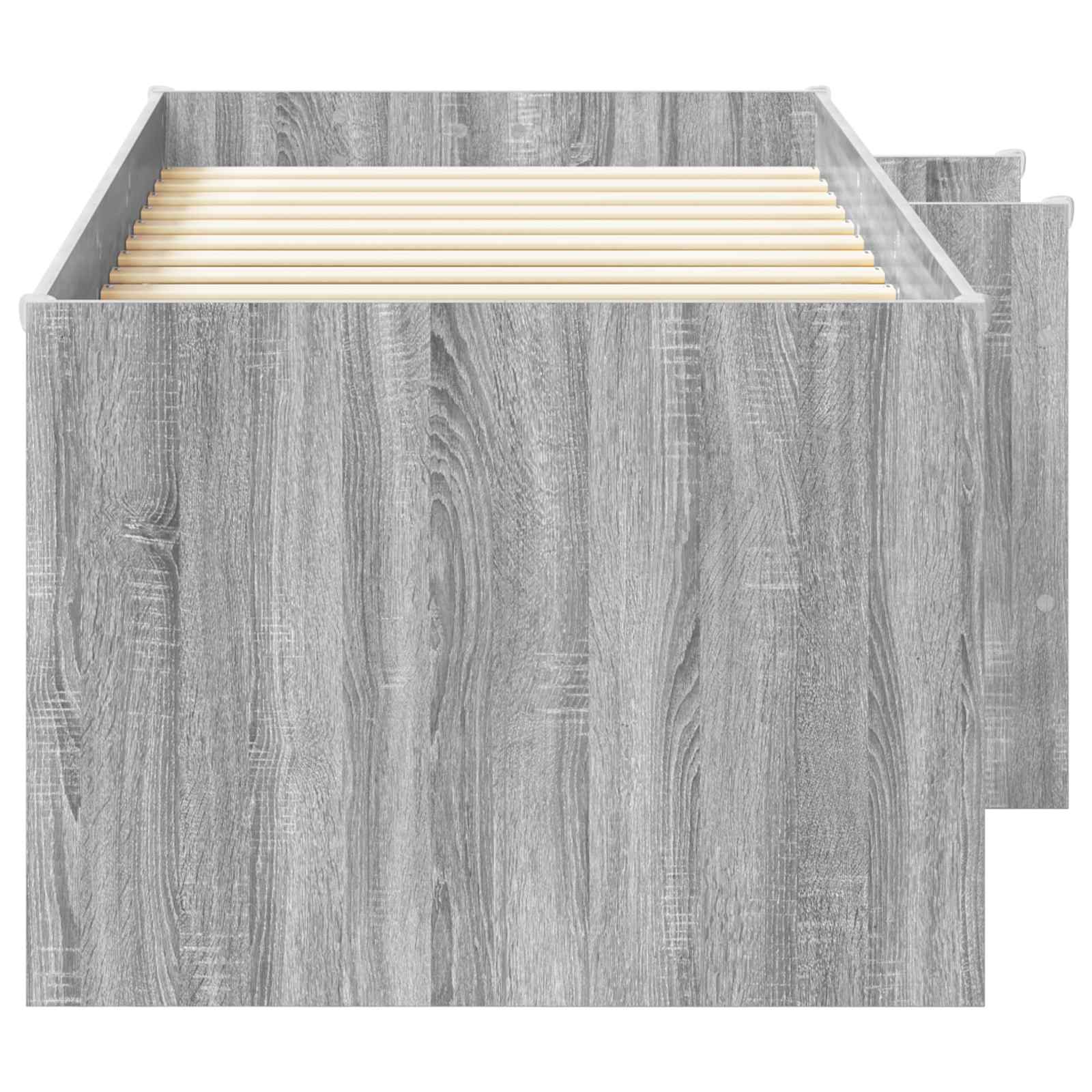 Cadre de Lit Élevé pour Enfants Sonoma gris 80 x 200 cm - XIOS