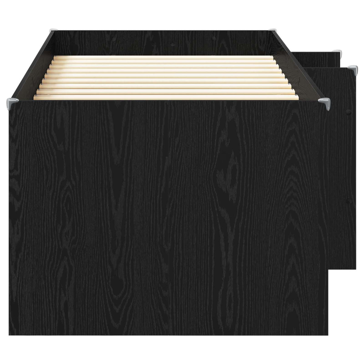 Cadre de Lit Élevé pour Enfants Chêne noir 98,5 x 200 cm - XIOS