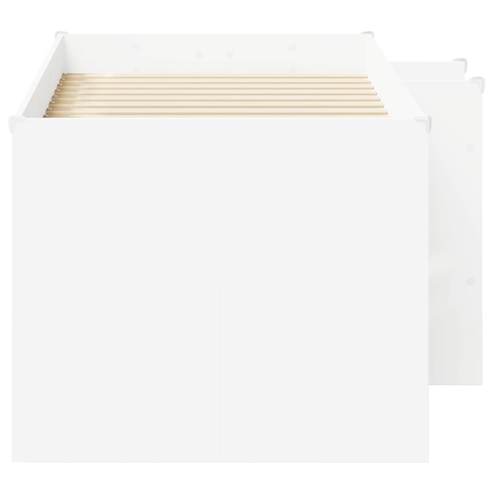 Cadre de Lit Élevé pour Enfants Blanc 80 x 160 cm - XIOS