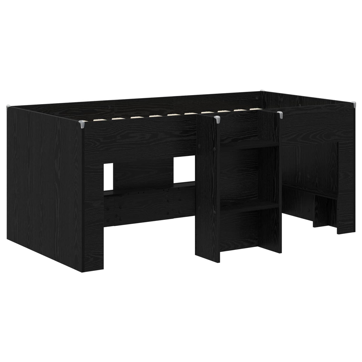 Cadre de Lit Élevé pour Enfants Chêne noir 80 x 160 cm - XIOS