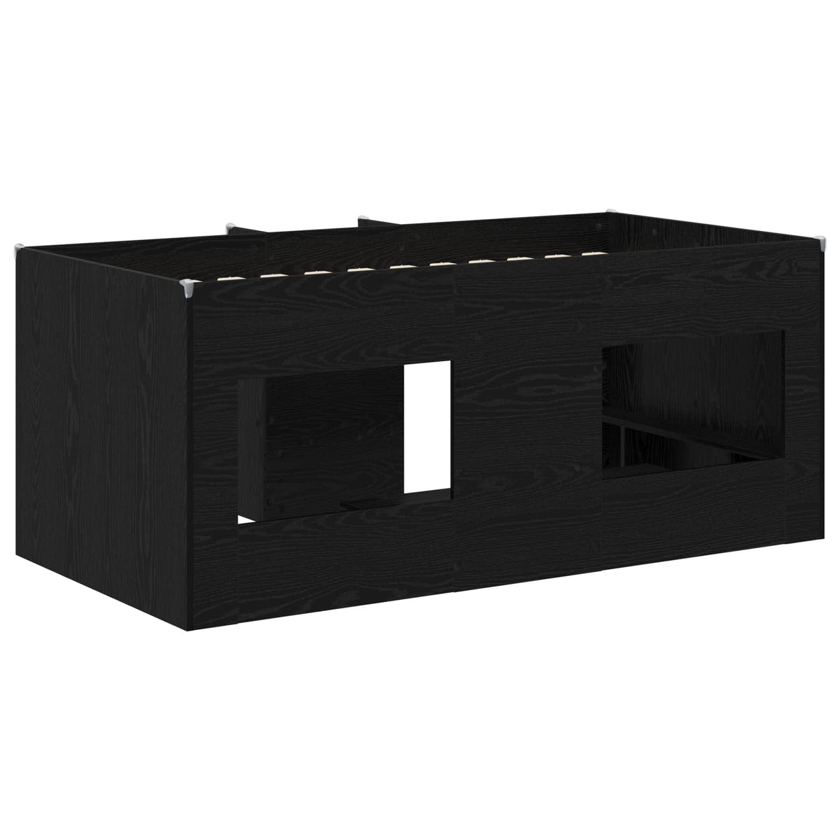 Cadre de Lit Élevé pour Enfants Chêne noir 80 x 160 cm - XIOS