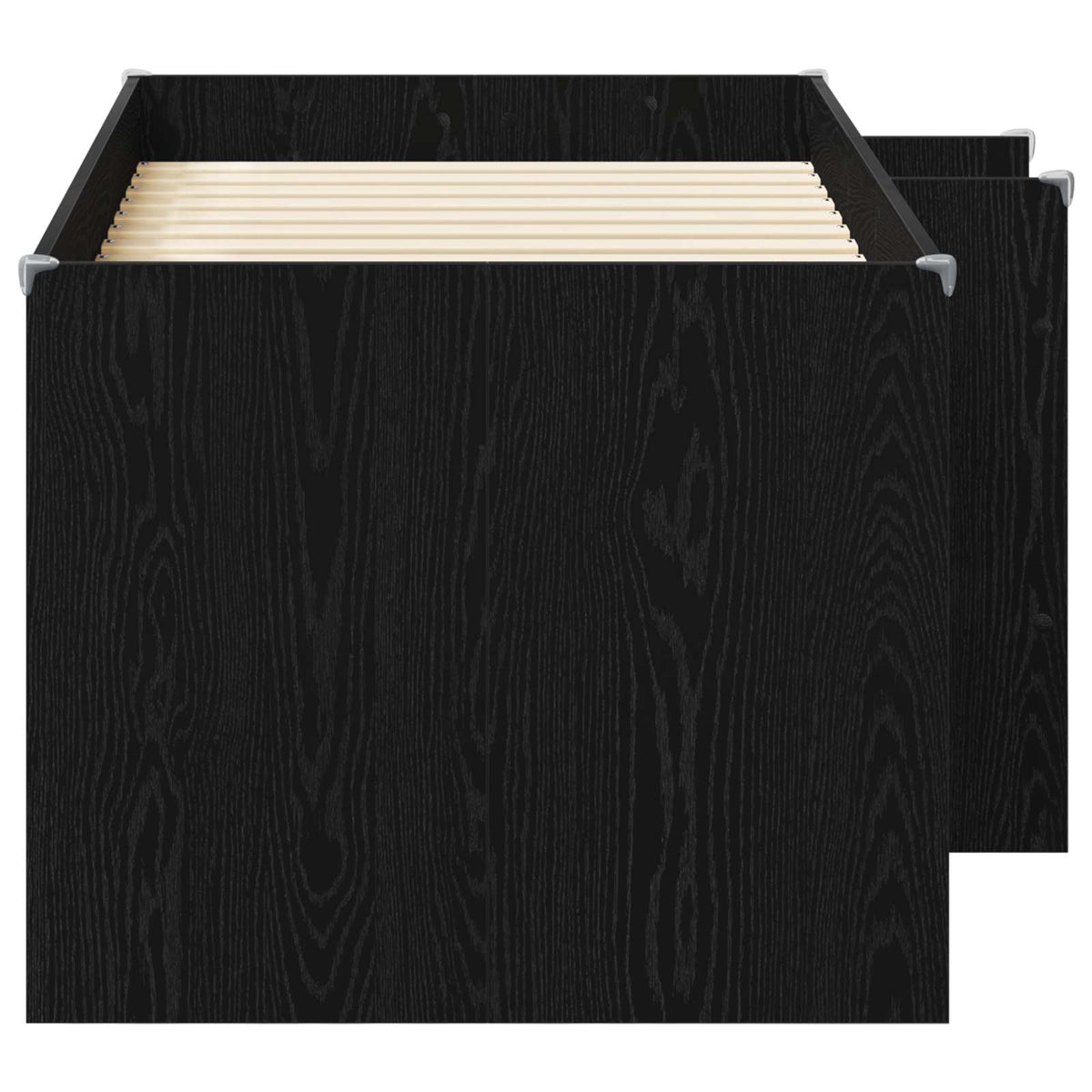 Cadre de Lit Élevé pour Enfants Chêne noir 80 x 160 cm - XIOS