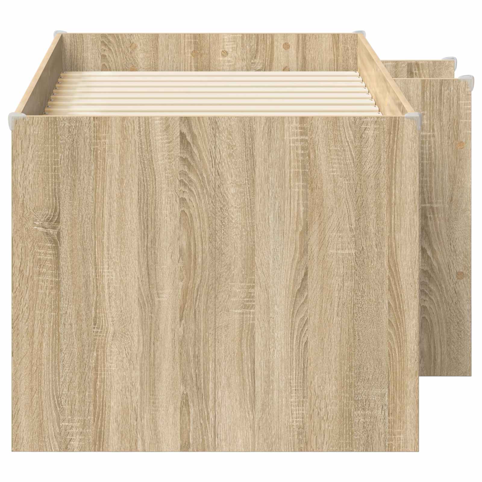 Cadre de Lit Élevé pour Enfants 2 pcs Sonoma Bois d'ingénierie - XIOS