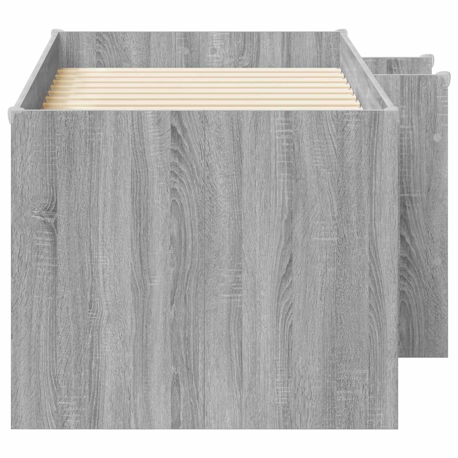 Cadre de Lit Élevé pour Enfants Sonoma gris 80 x 160 cm - XIOS