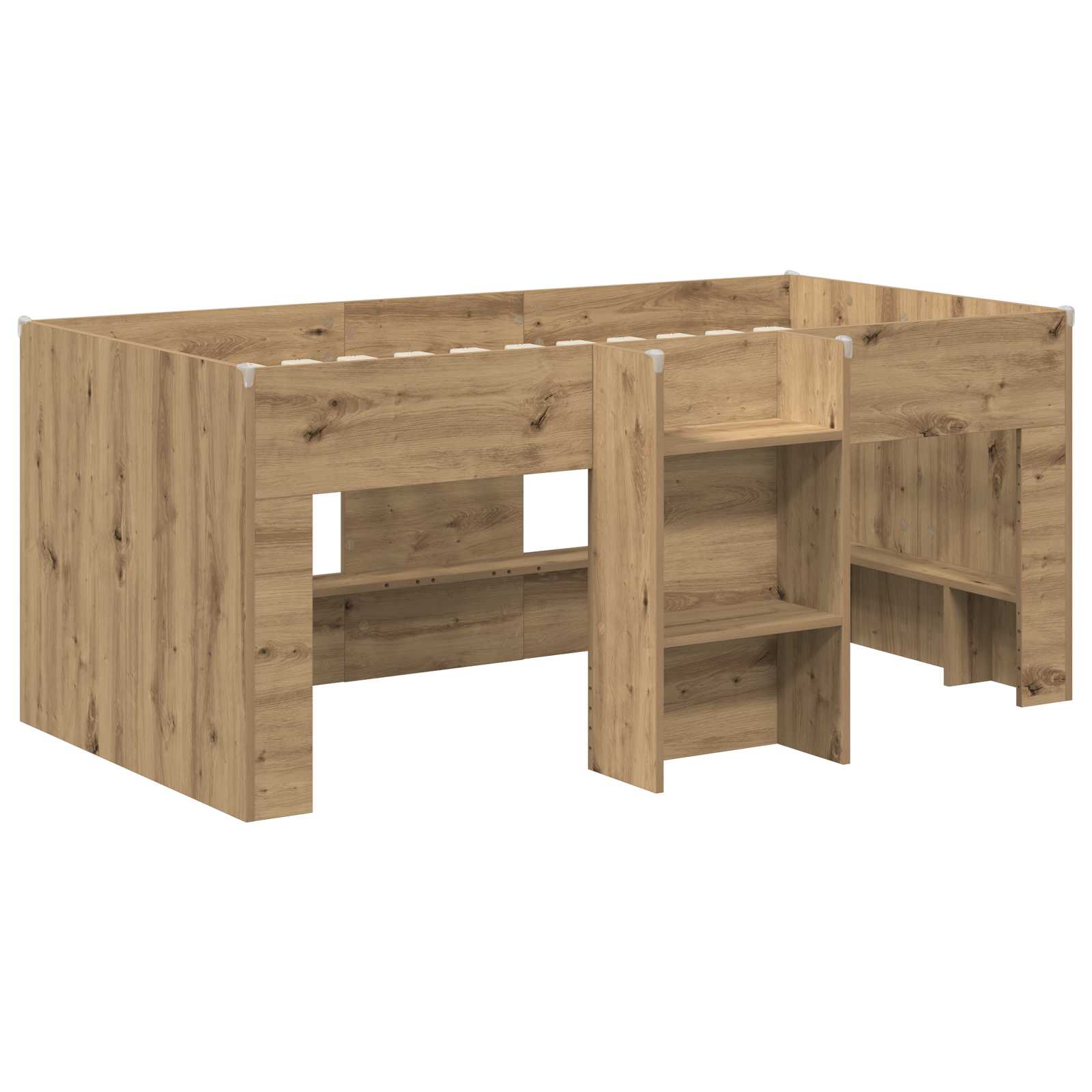 Cadre de Lit Élevé pour Enfants 2 pcs Chêne artisanal - XIOS