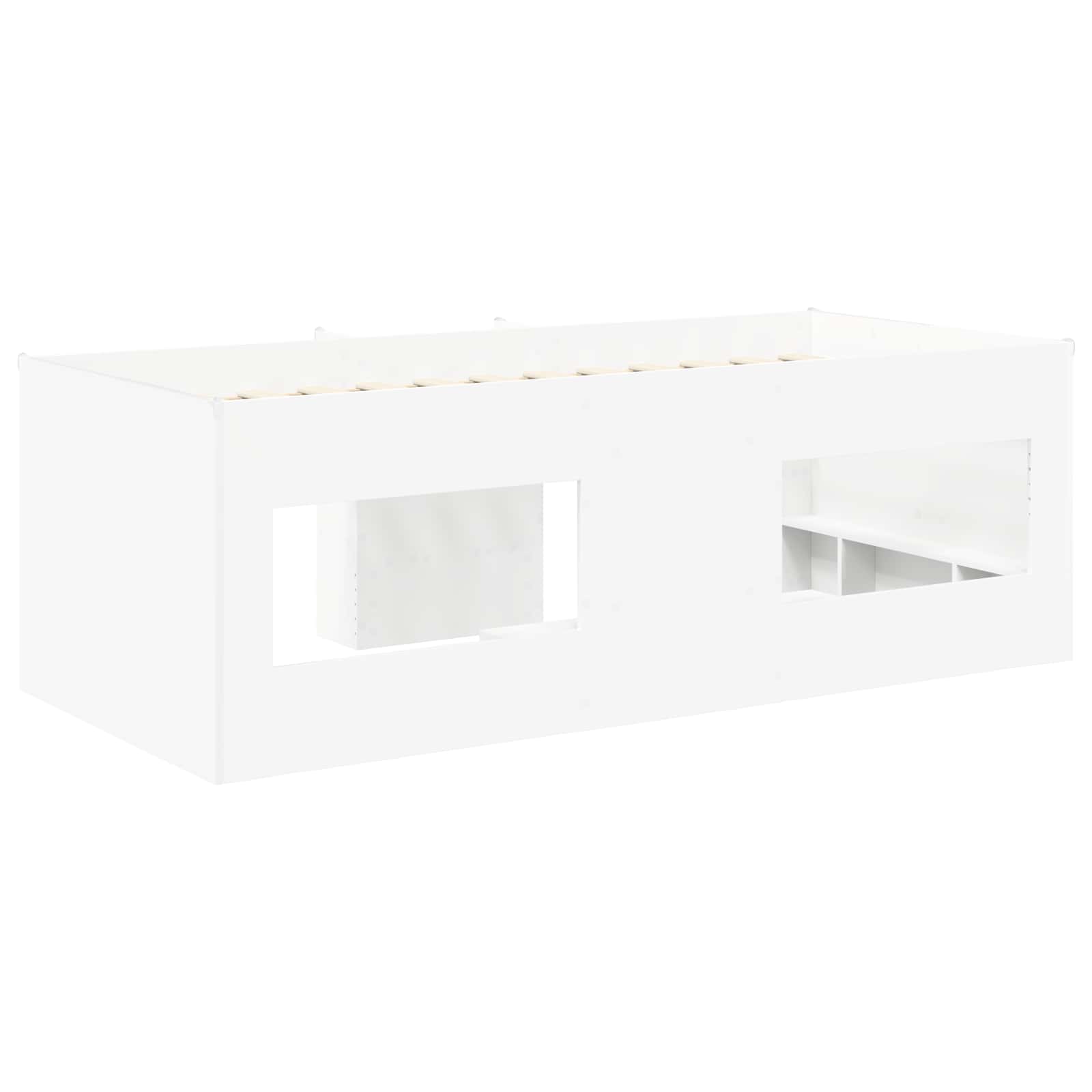Cadre de Lit Élevé pour Enfants Blanc 90 x 190 cm - XIOS
