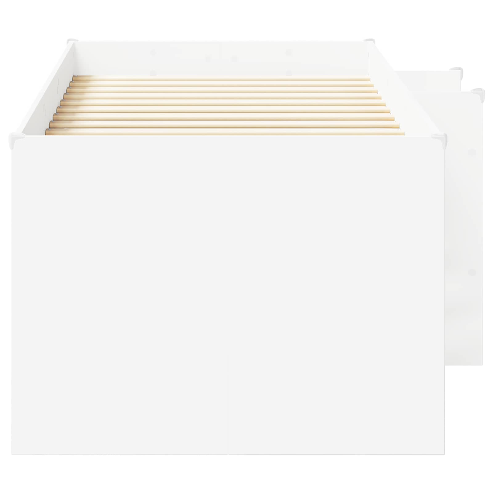 Cadre de Lit Élevé pour Enfants Blanc 90 x 190 cm - XIOS