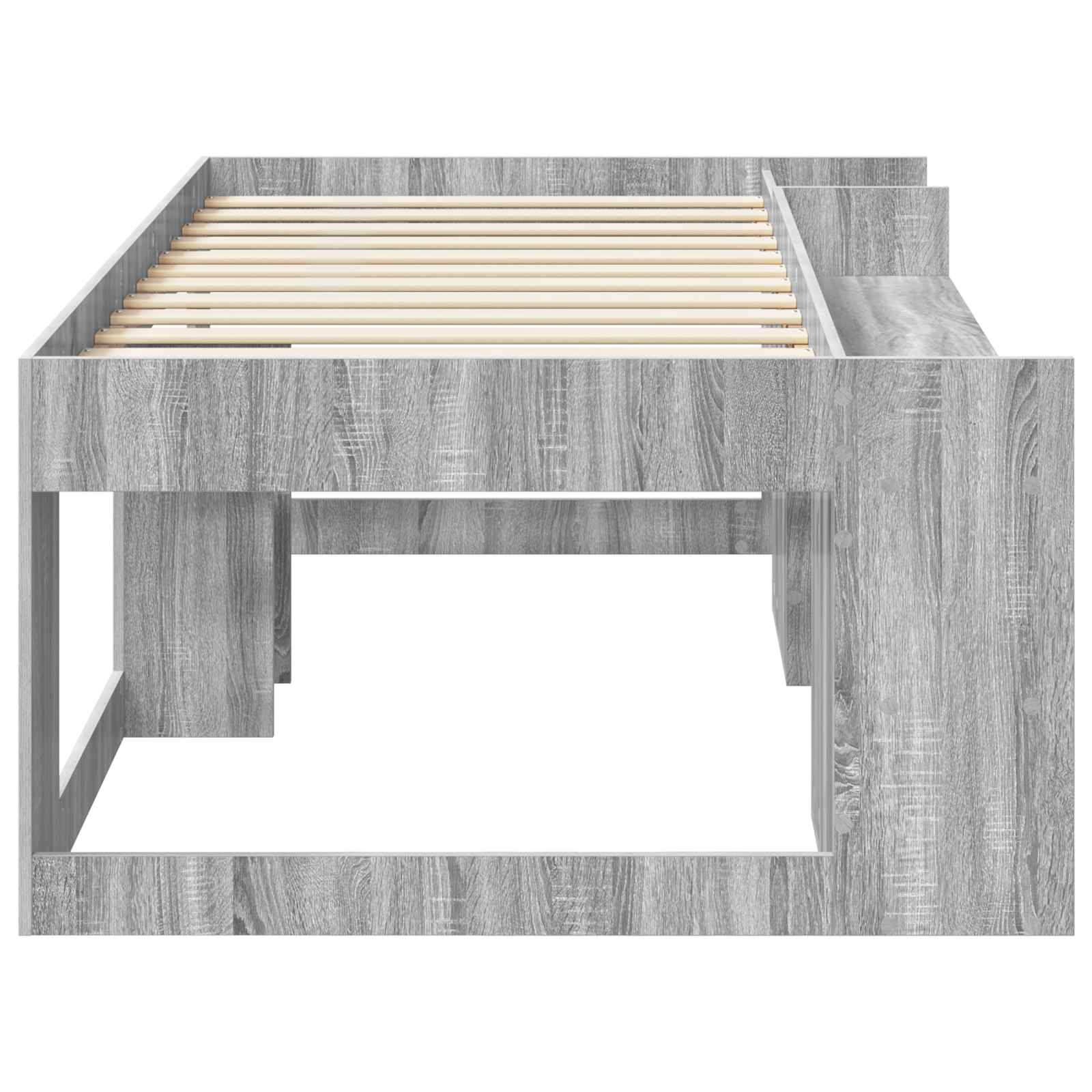 Cadre de lit pour enfants avec rangement Sonoma gris - XIOS