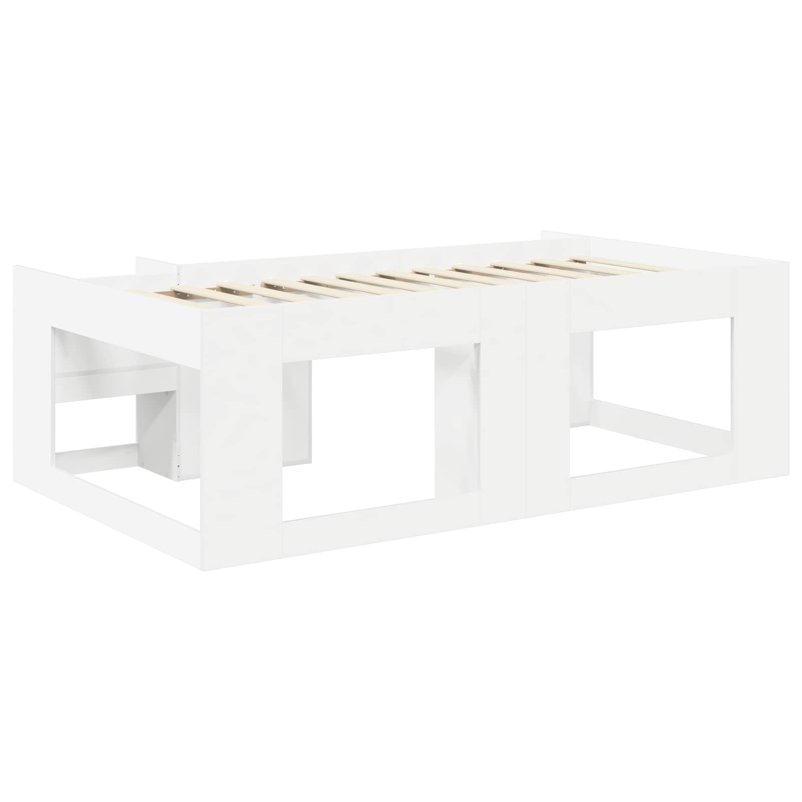 Cadre de lit pour enfants avec rangement Blanc 98,5 x 200 cm - XIOS